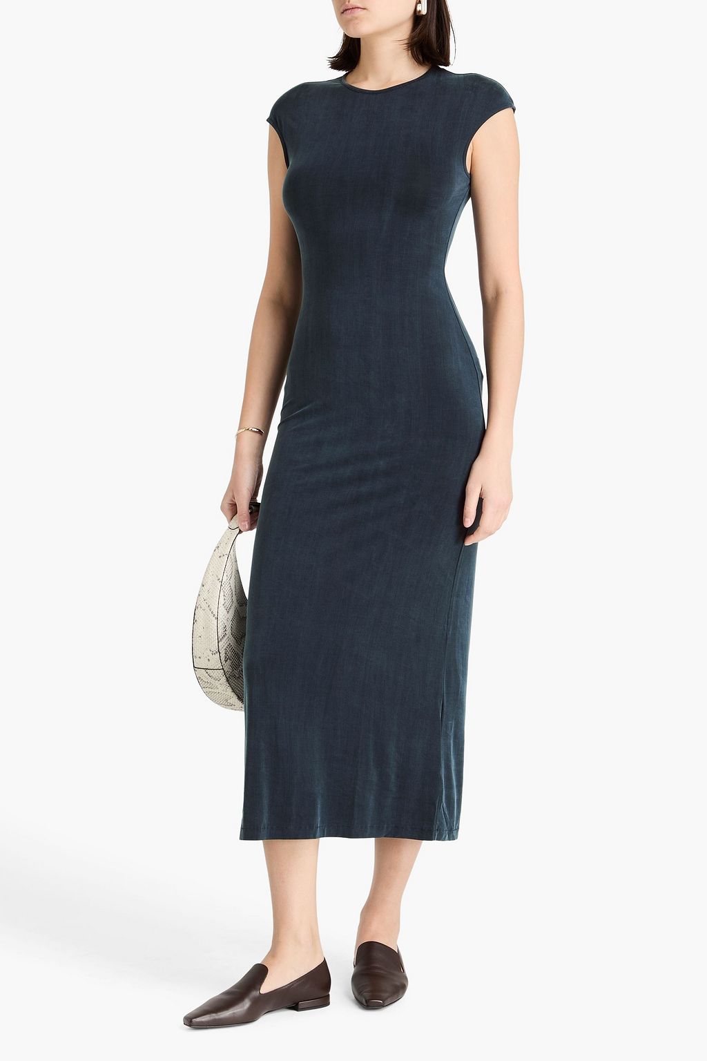 TOVE فستان متوسط الطول "مارسيلا" من الجيرسي والكوبرو