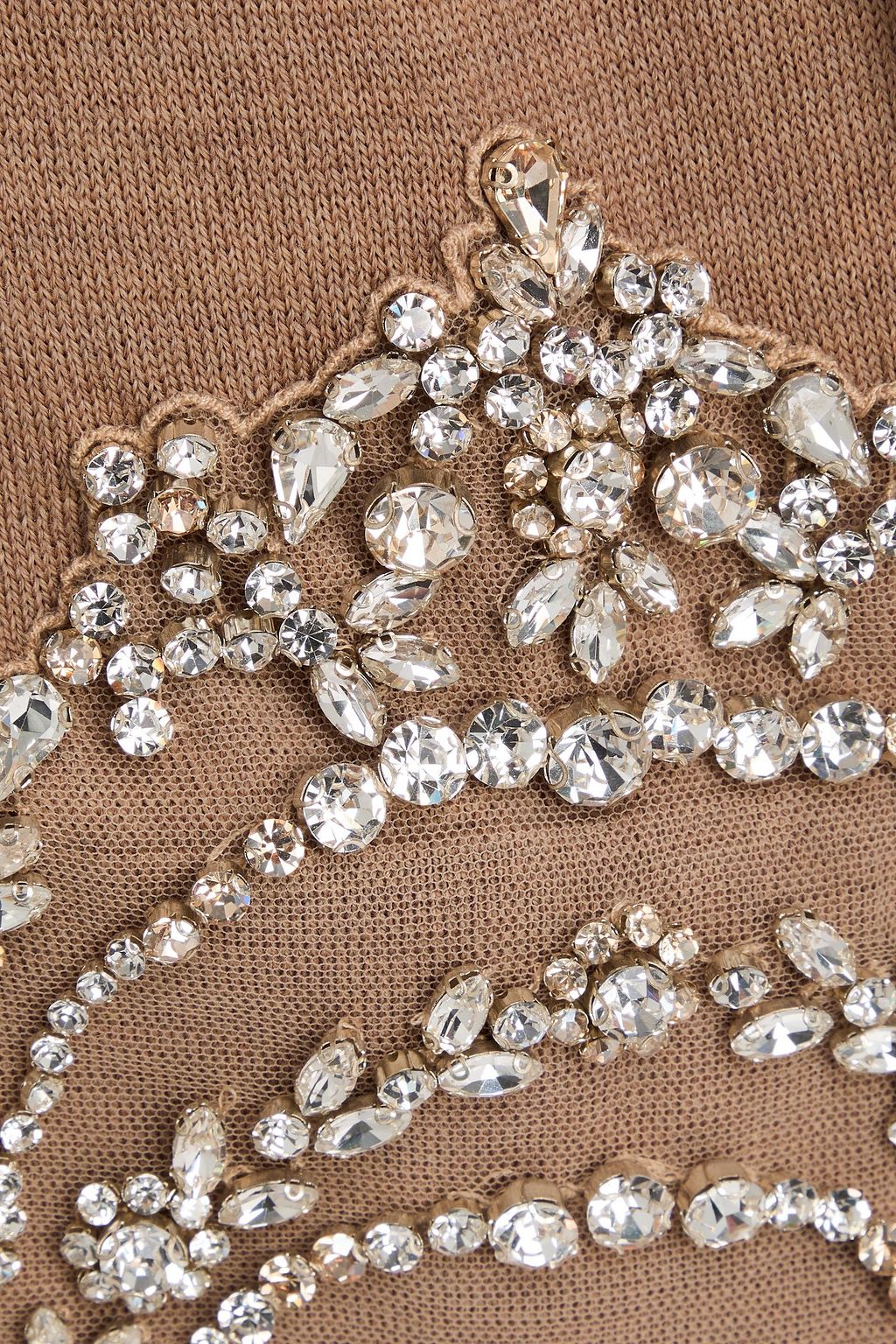 ERDEM كارديغان من صوف الميرينو مزيّن بالكريستال