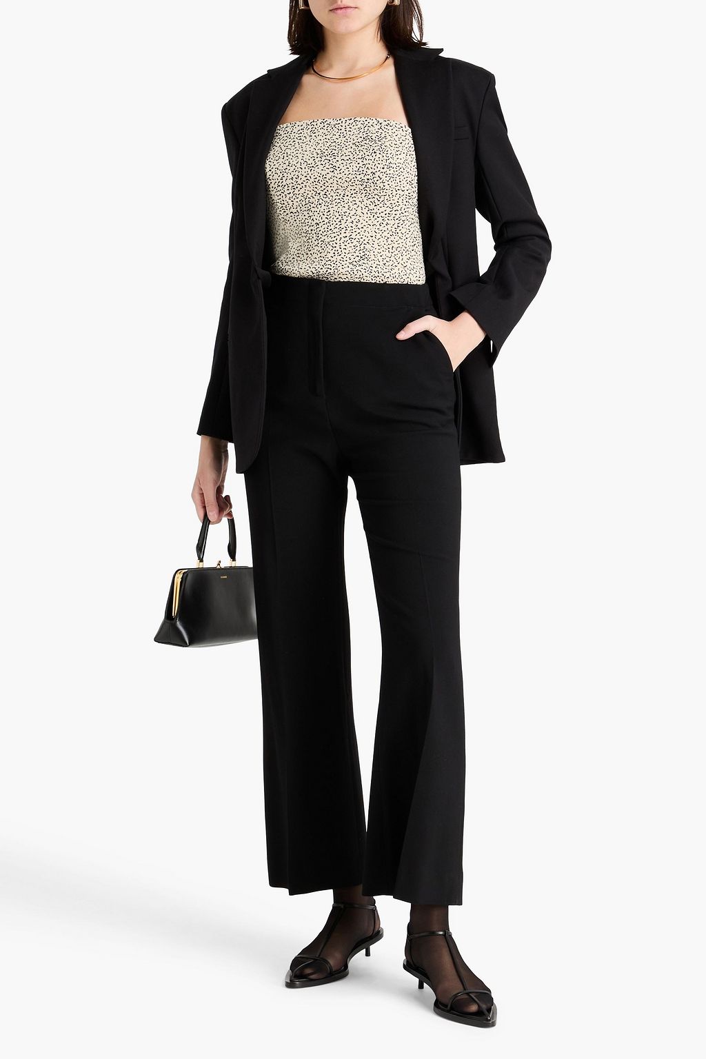 TOVE Eydi crepe flared pants