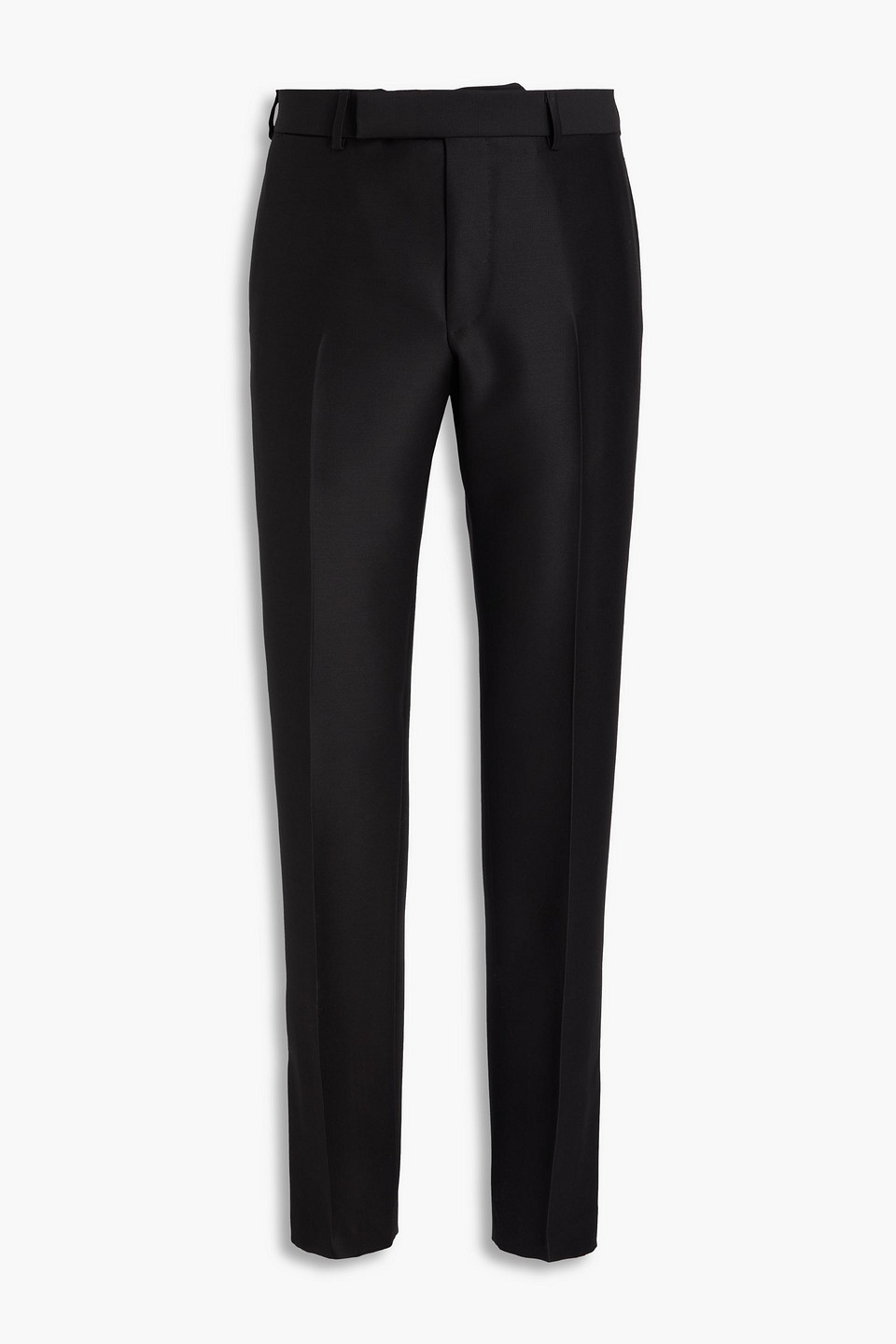 dunhill - wool and silk-blend pants - black - it 48