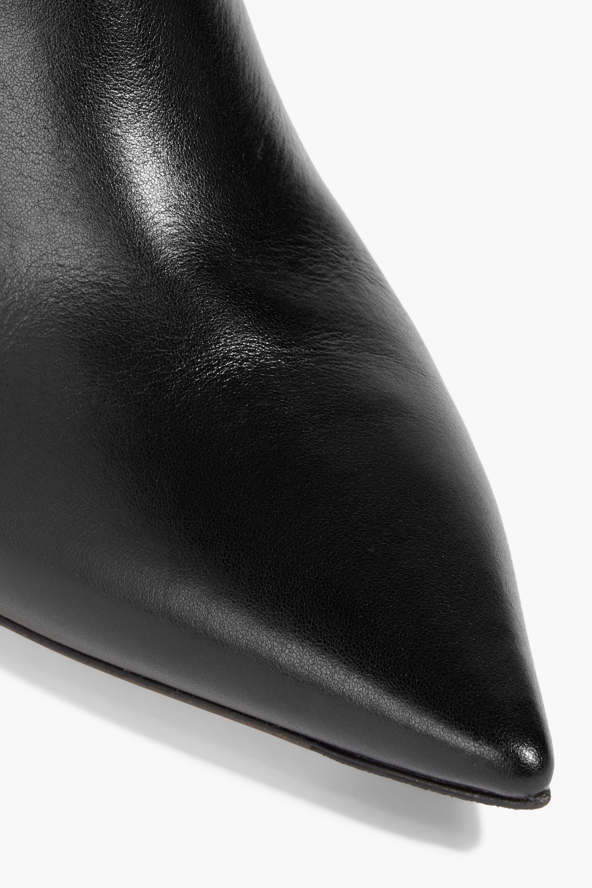 JIMMY CHOO Beyla 85 suede and leather ankle boots thumbnail