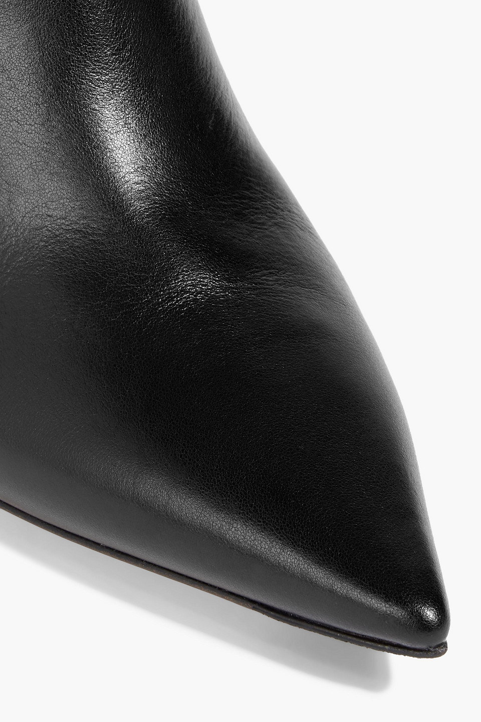 Jimmy Choo Beyla 85 Suede And Leather Ankle Boots In Black