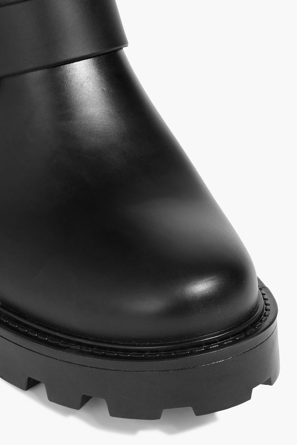 JIMMY CHOO Yael buckled rubber rain boots
