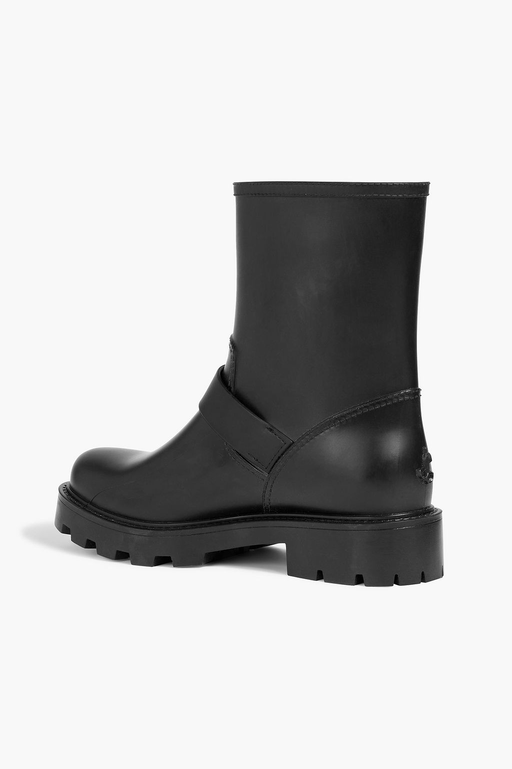 JIMMY CHOO Yael buckled rubber rain boots
