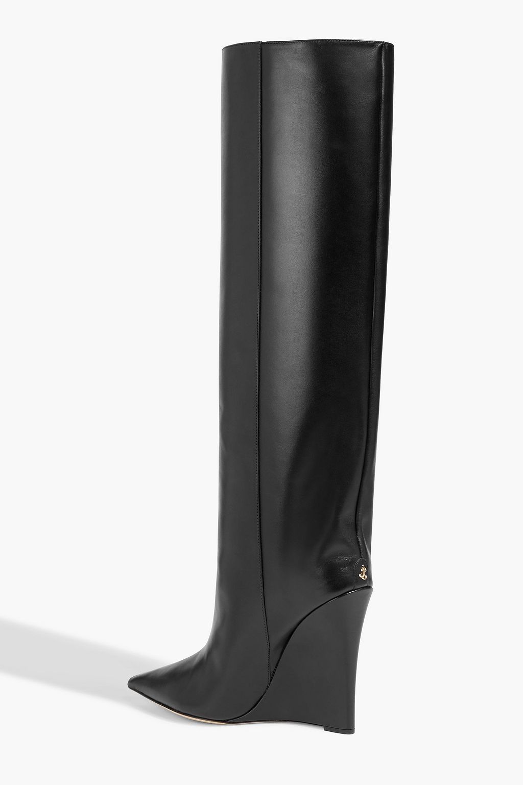 JIMMY CHOO Blake leather wedge knee boots