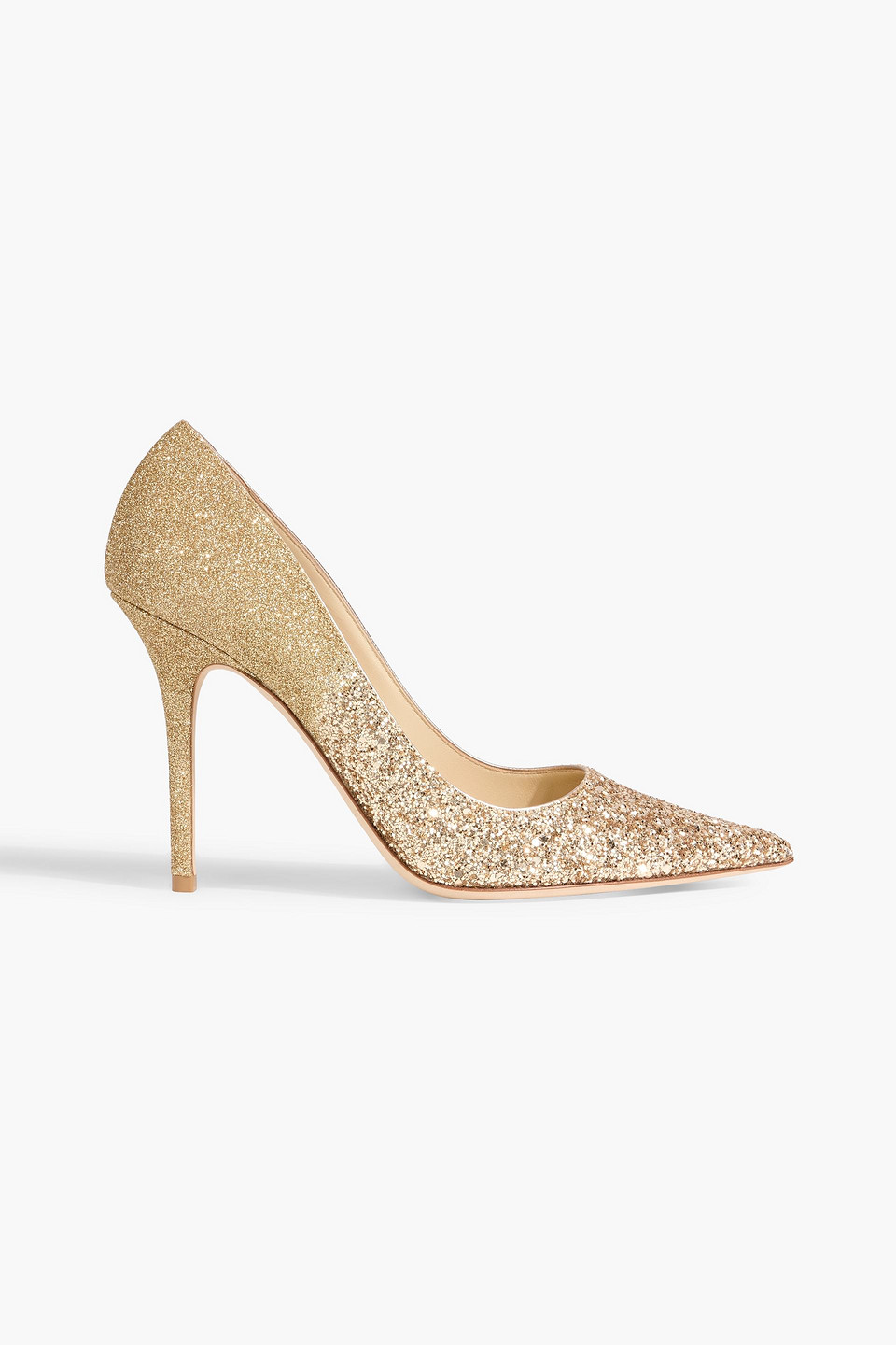 Jimmy Choo Abel Glittered Woven Pumps In Multi