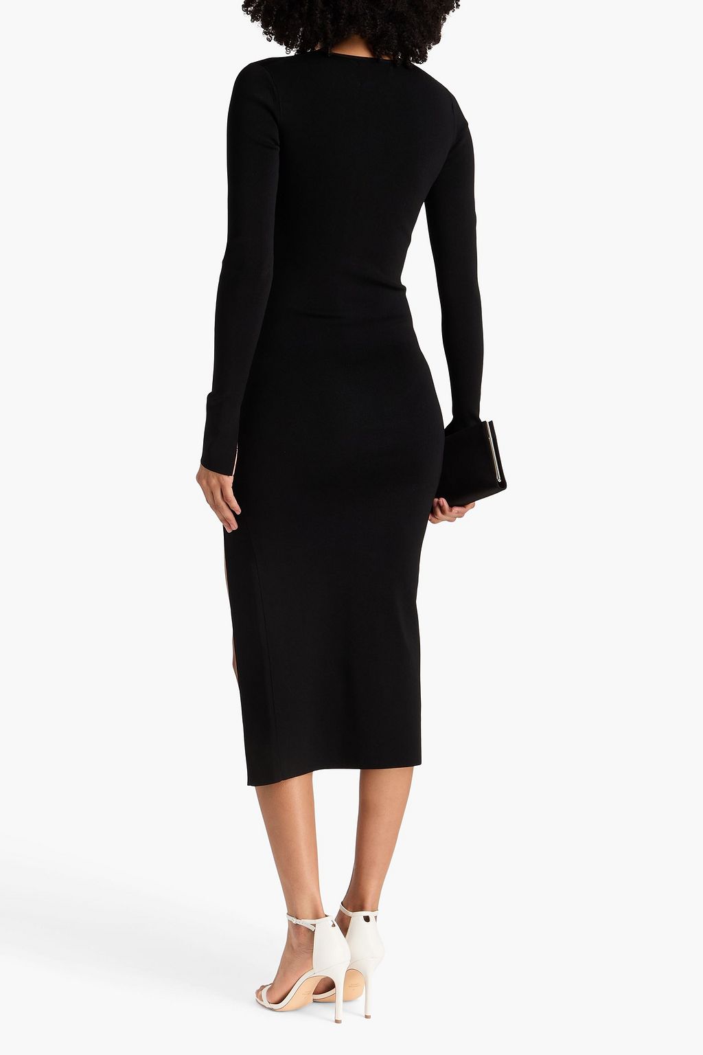 GALVAN  LONDON Kaia ponte midi dress