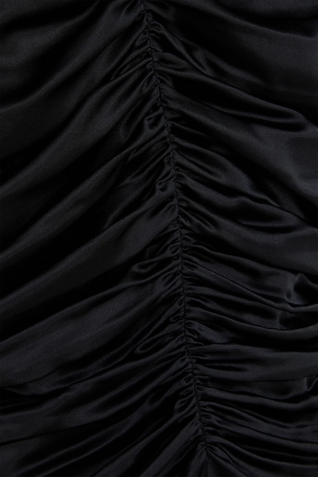 TOVE Ruched silk-satin top