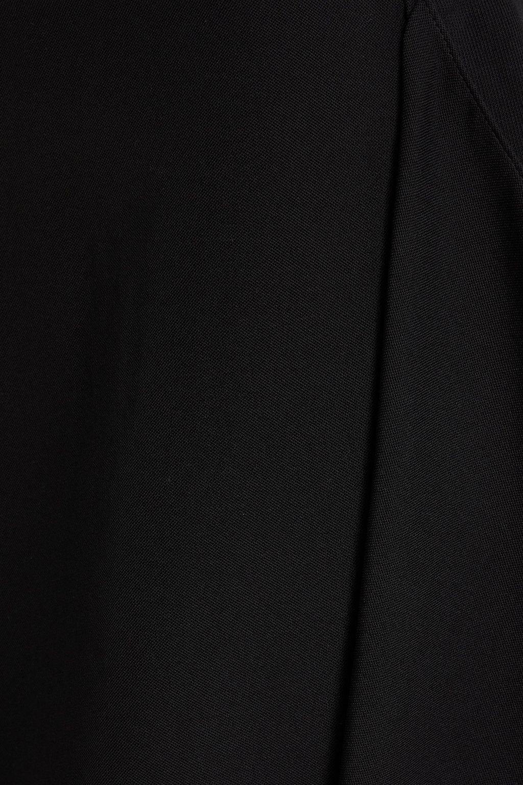 ERDEM Draped grain de poudre wool mini skirt