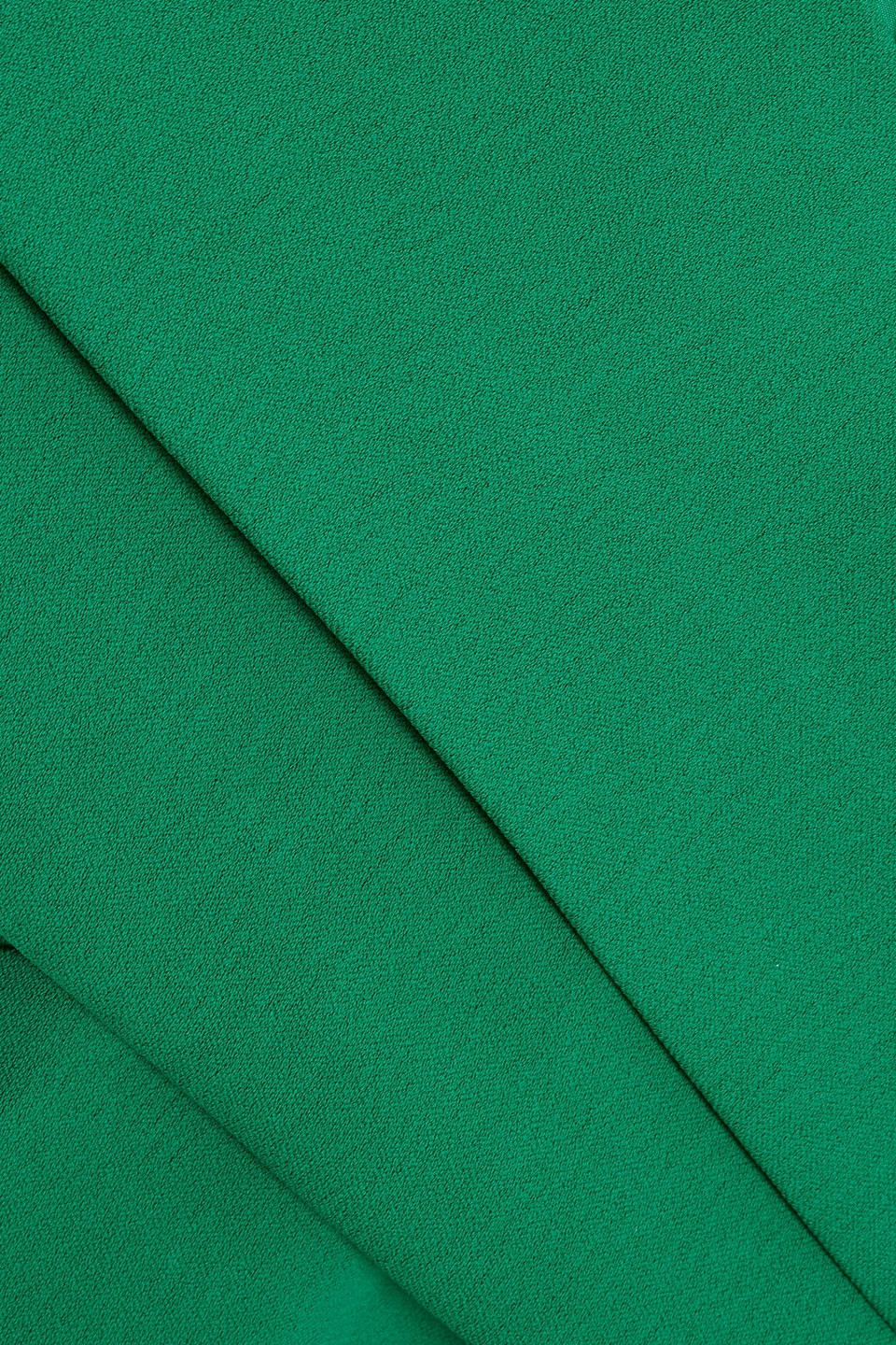 Badgley Mischka Off-the-shoulder Draped Crepe Midi Dress In Green