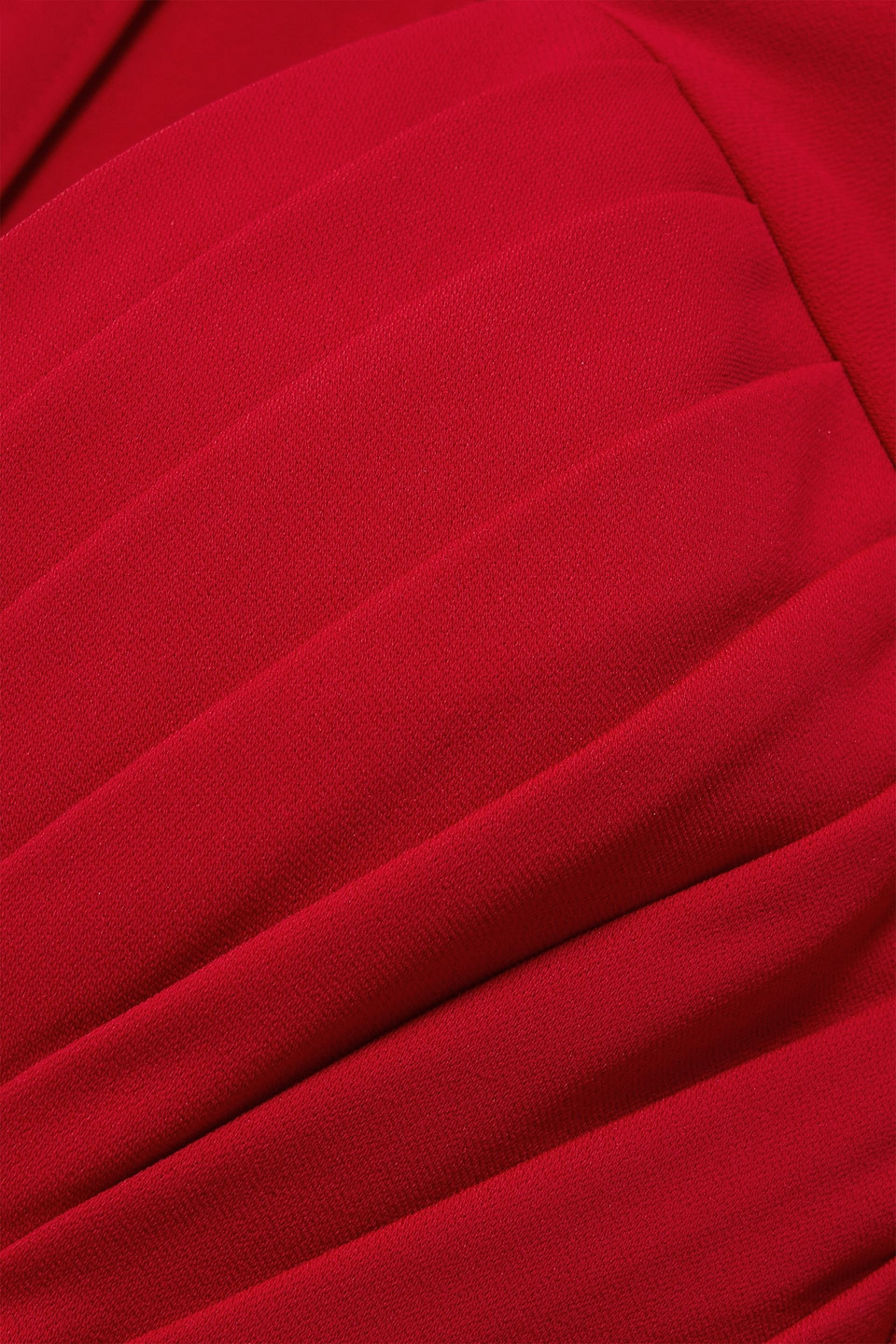 Badgley Mischka Off-the-shoulder Cutout Crepe Gown In Red