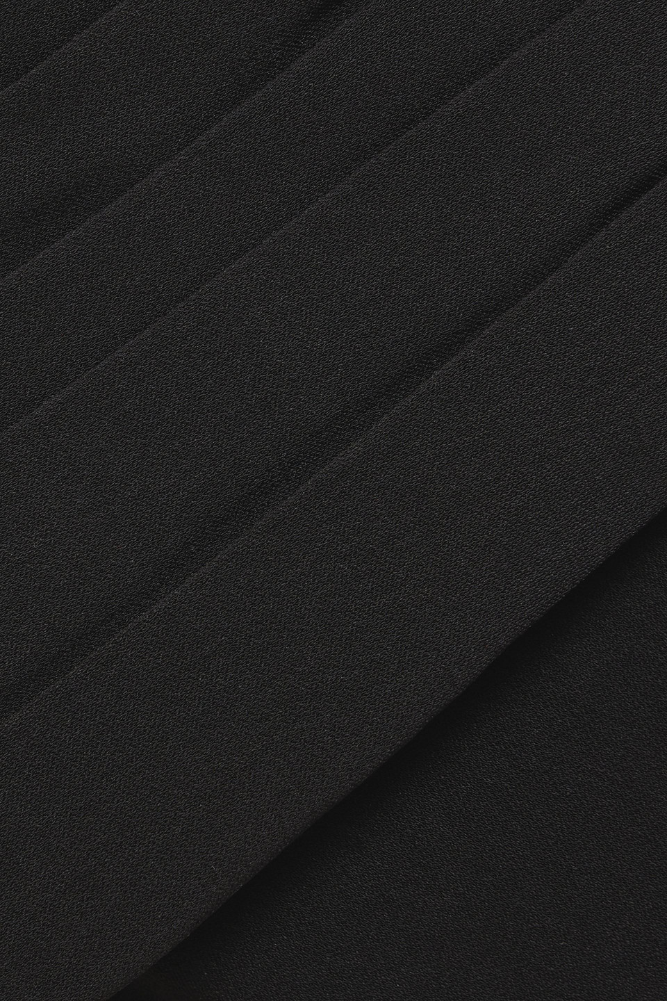 Badgley Mischka One-shoulder Draped Crepe Gown In Black