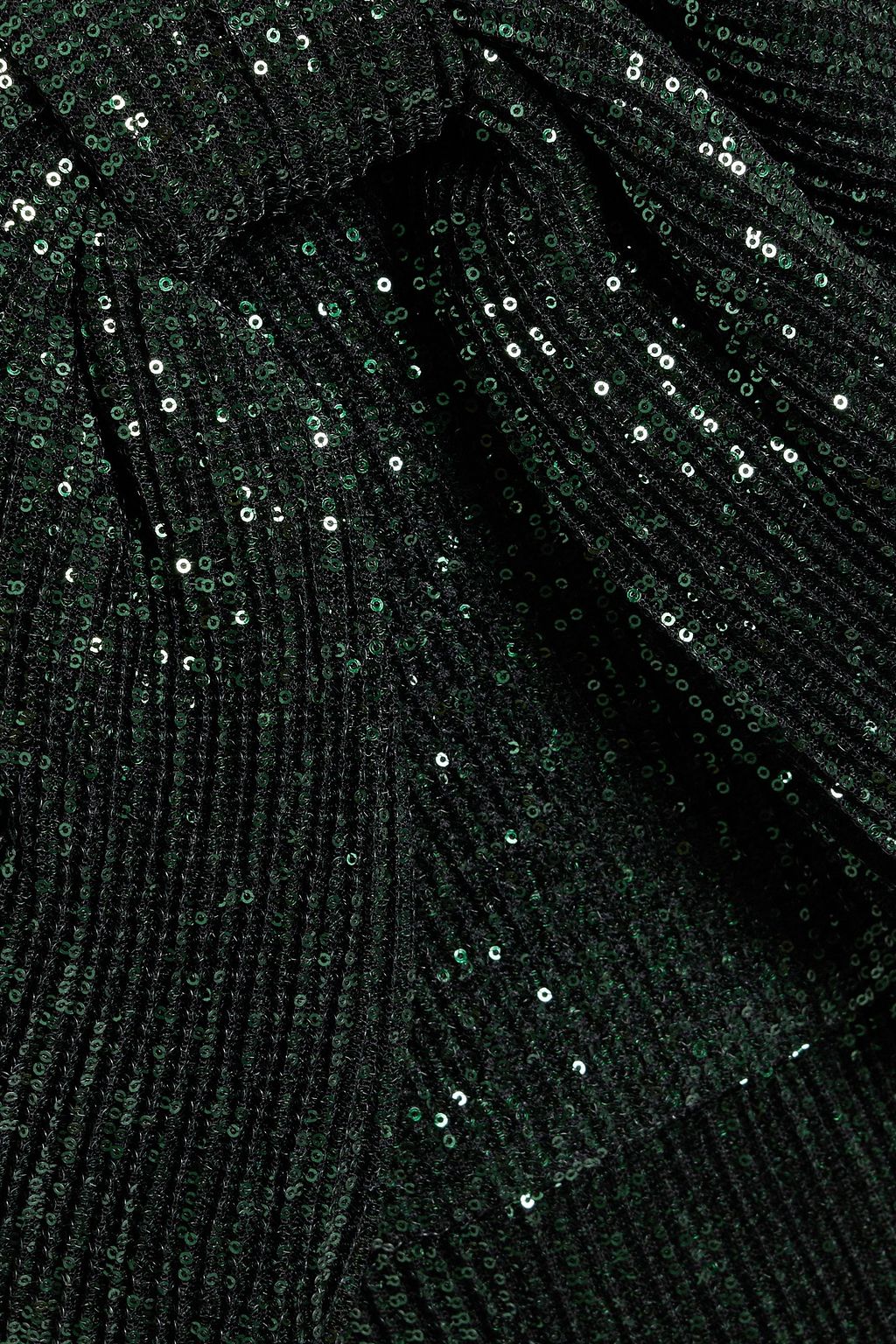 BADGLEY MISCHKA Strapless sequined tulle gown