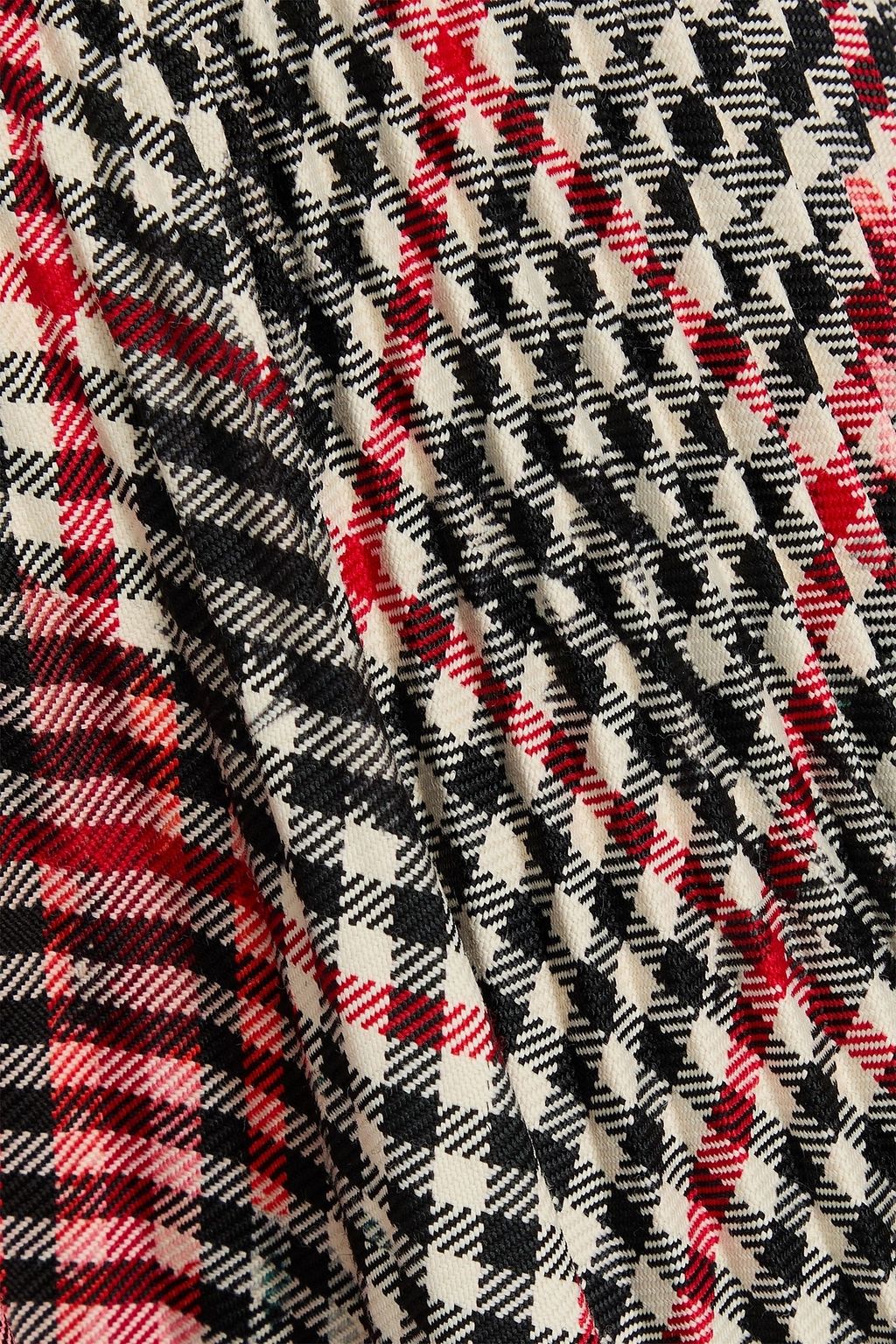 ERDEM Printed tweed midi skirt