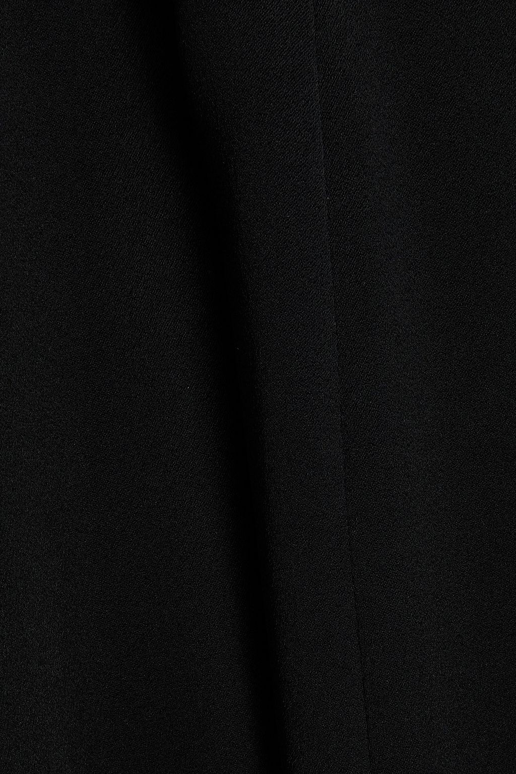 GALVAN  LONDON Arch stretch knit-paneled satin-crepe gown