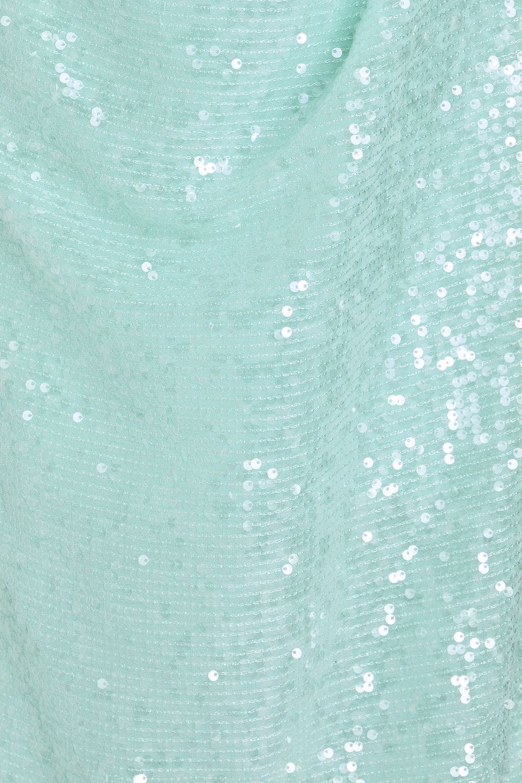 ERDEM Draped sequined georgette gown