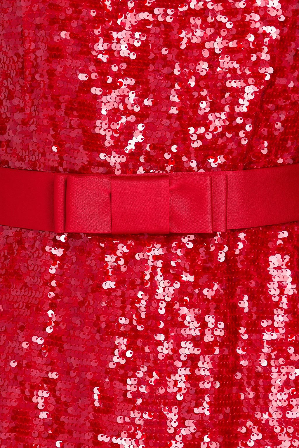 ERDEM Belted sequined satin mini dress