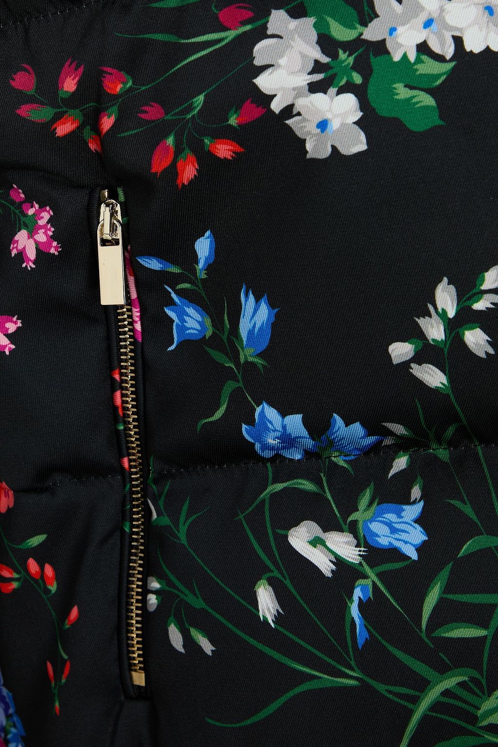 CAROLINA HERRERA Quilted floral-print down jacket
