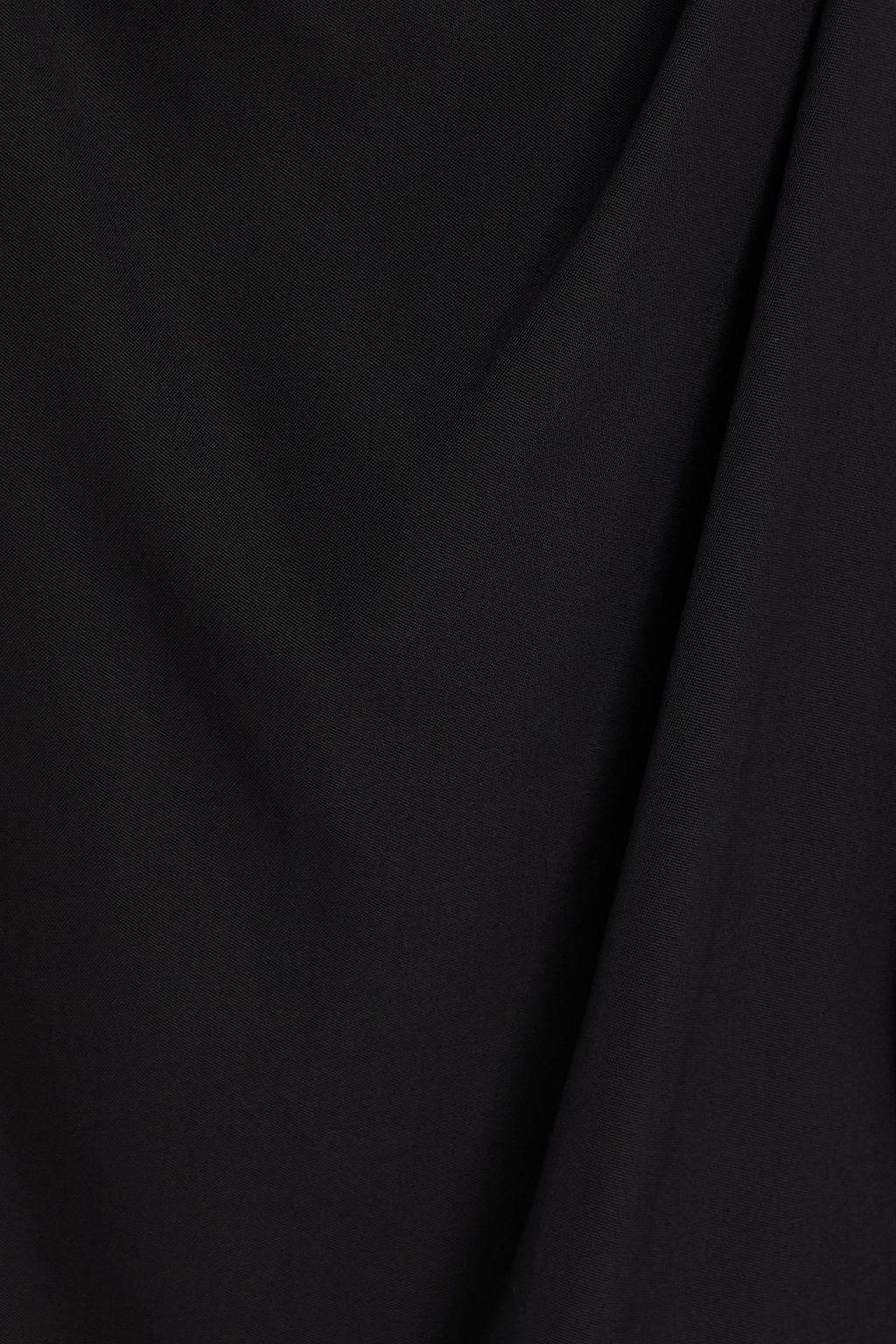 ERDEM Draped grain de poudre wool midi skirt