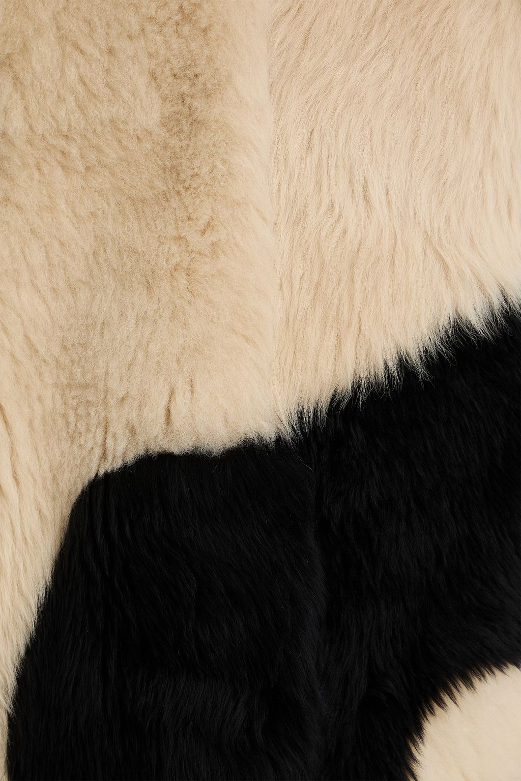 ZIMMERMANN Two-tone shearling coat