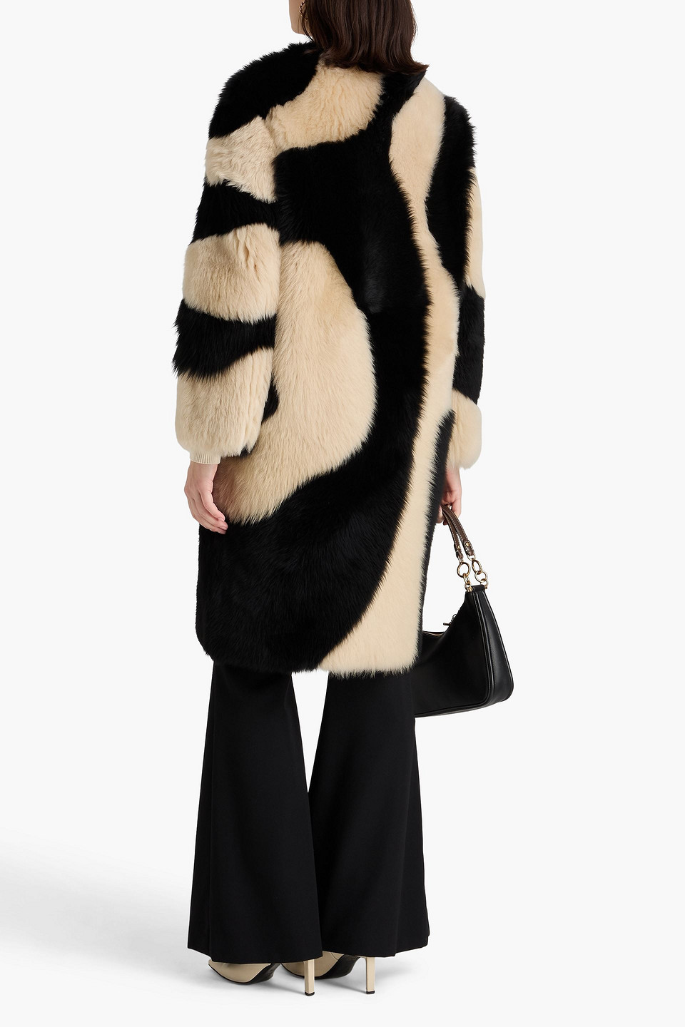  Zimmermann - Zweifarbiger Mantel Aus Shearling - Neutral - S/m 