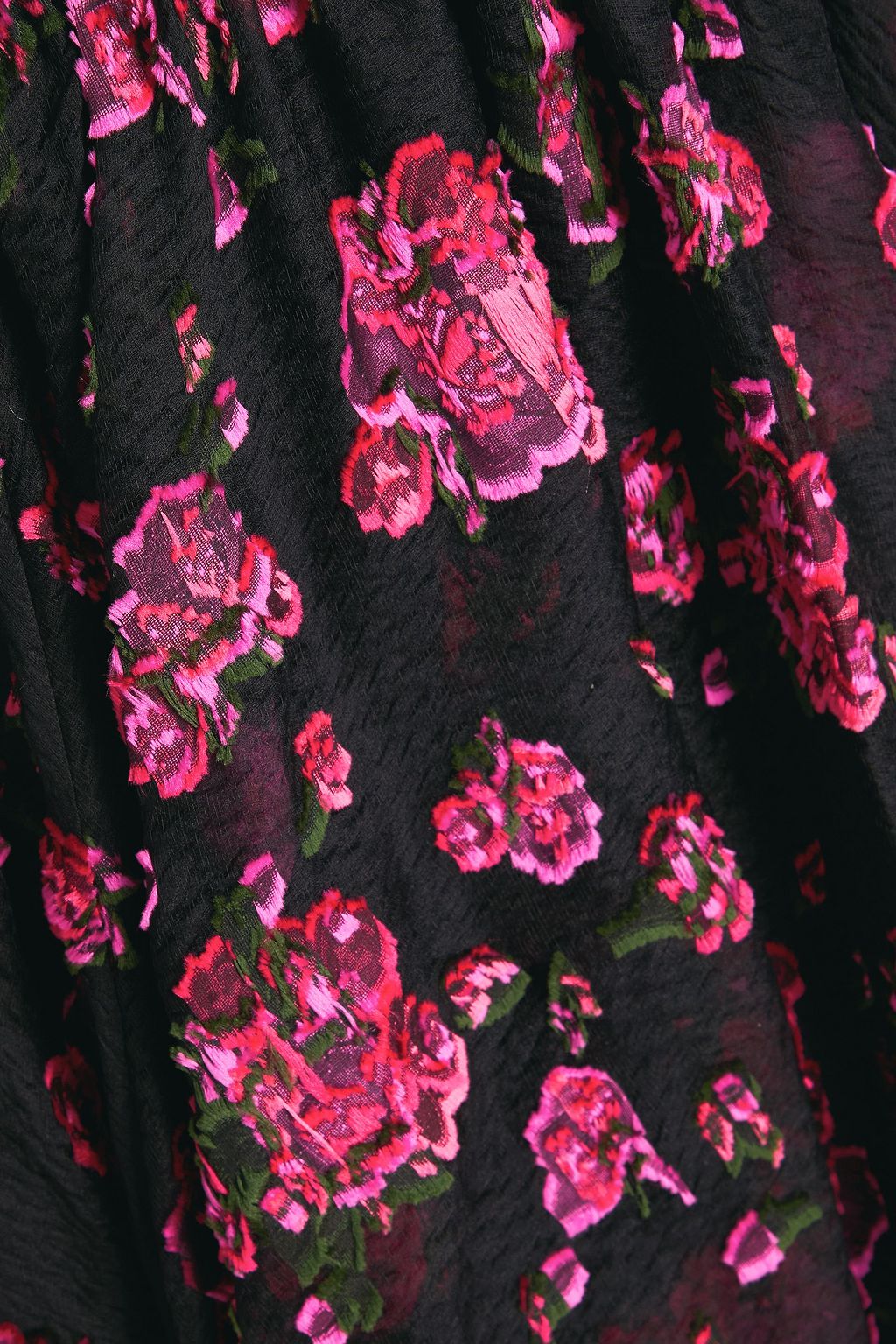 ERDEM Gathered fil coupé gown