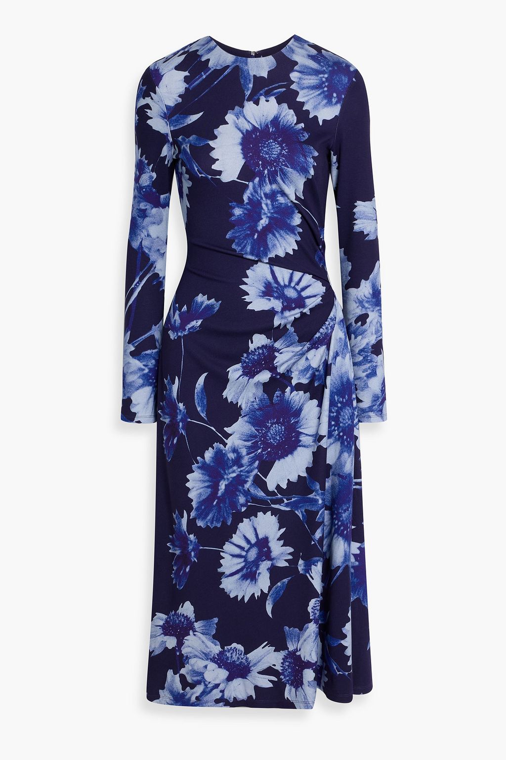 ERDEM Floral-print jersey midi dress | THE OUTNET