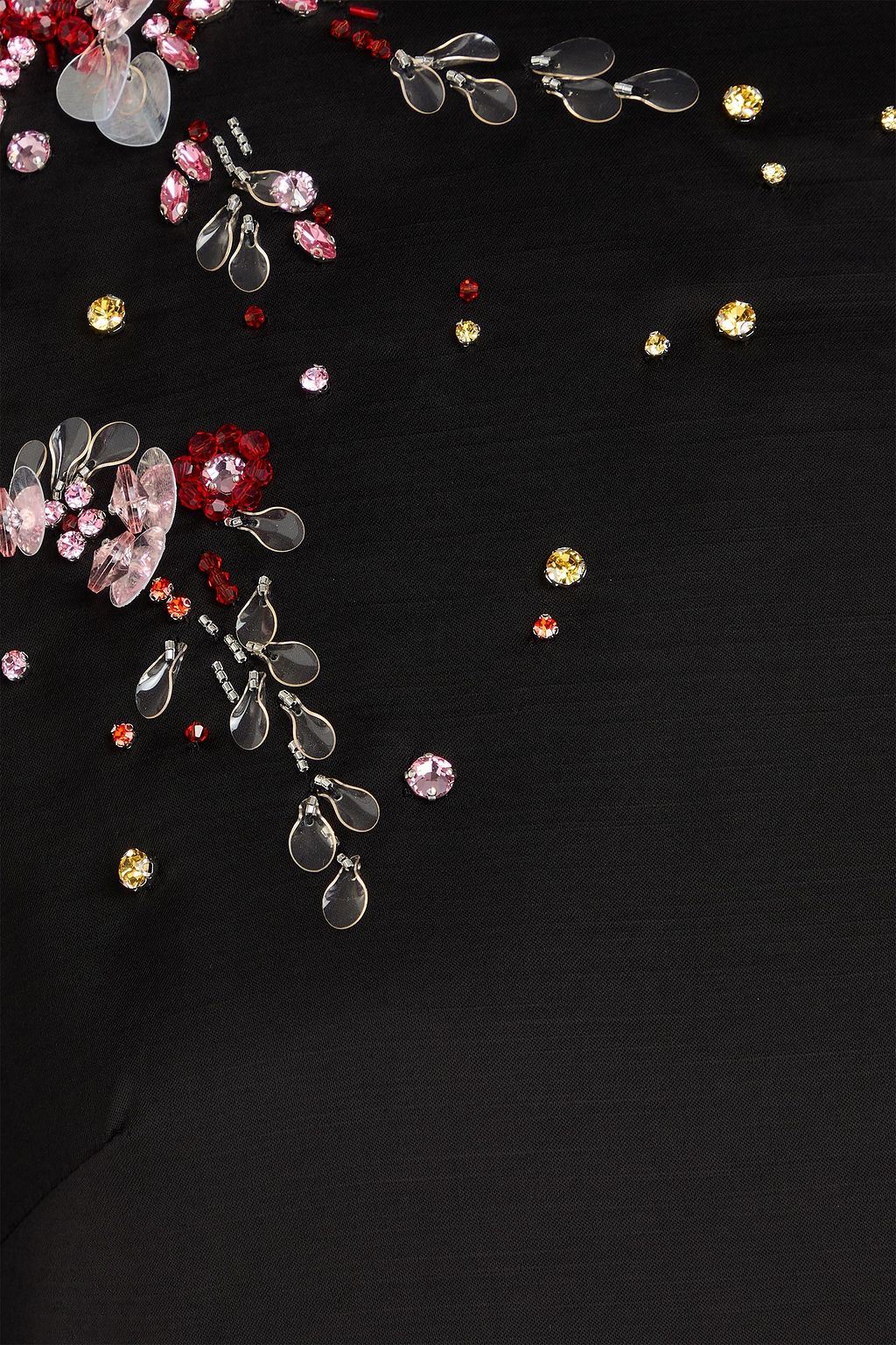 ERDEM Embellished satin mini dress