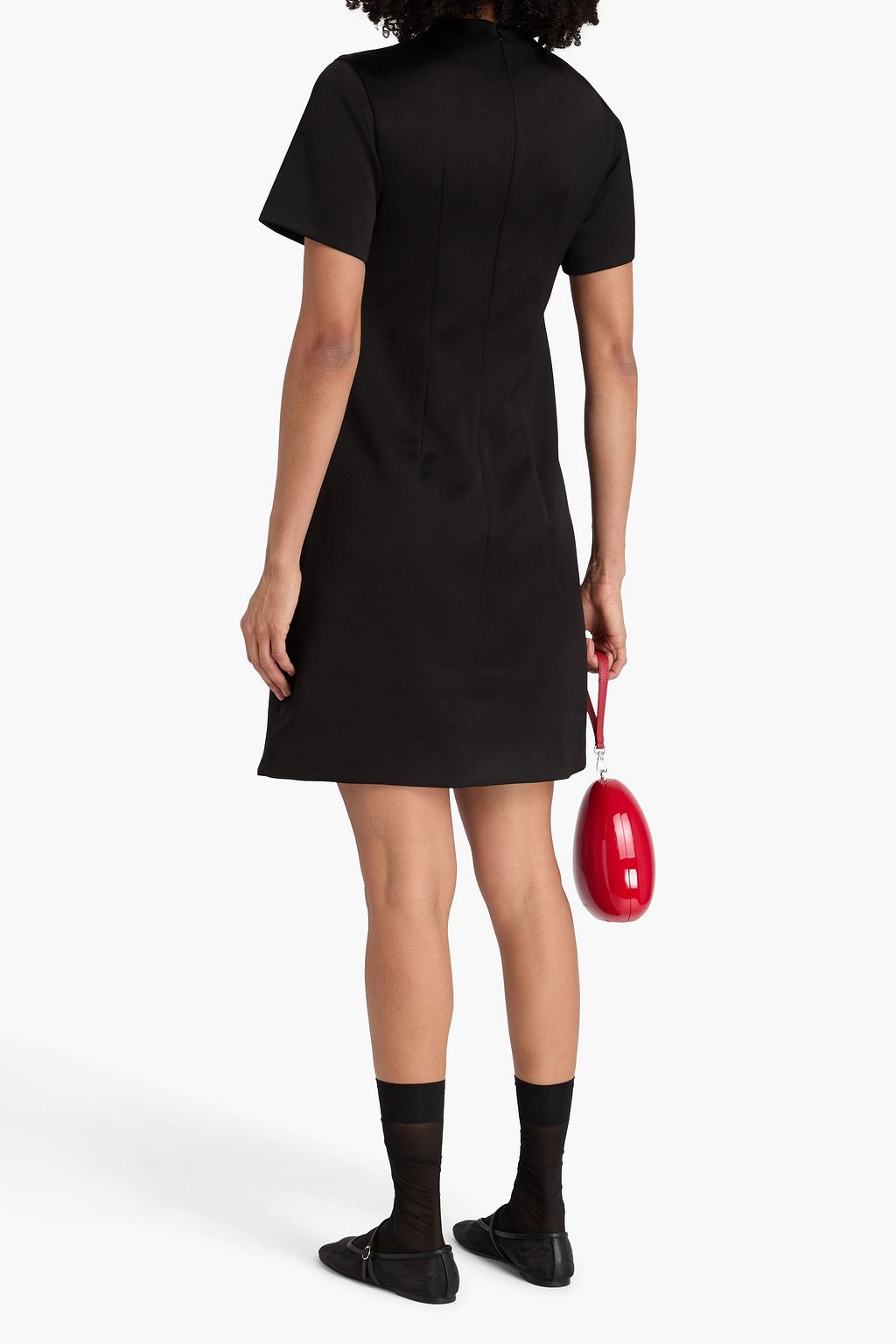 ERDEM Embellished satin mini dress