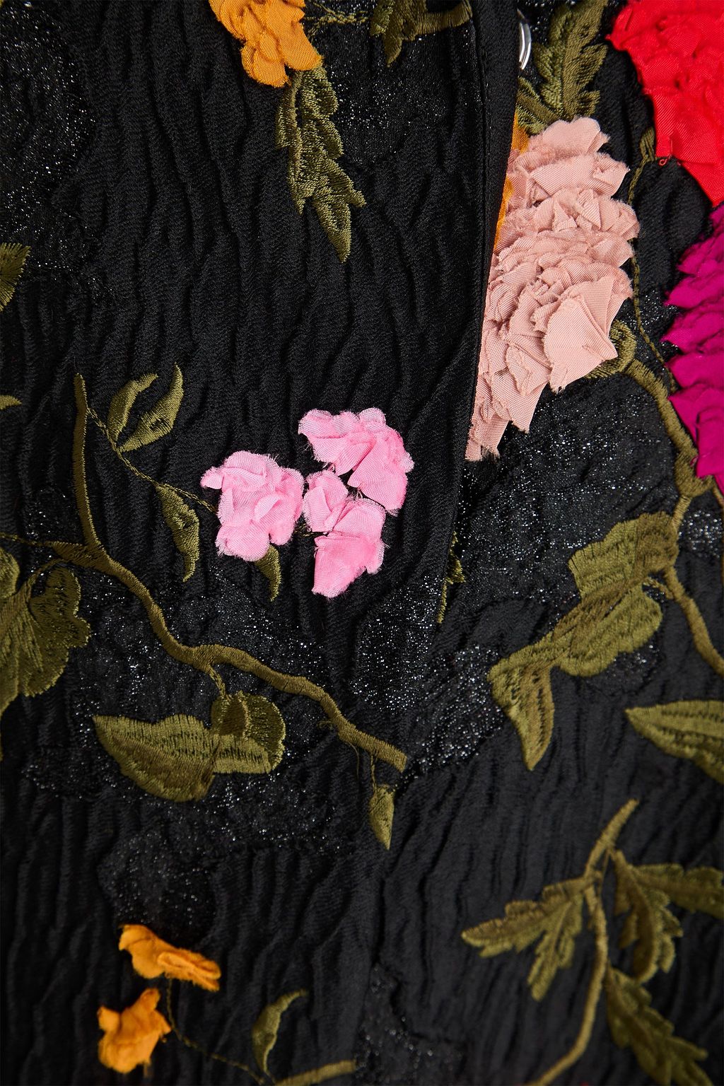 ERDEM Metallic jacquard coat