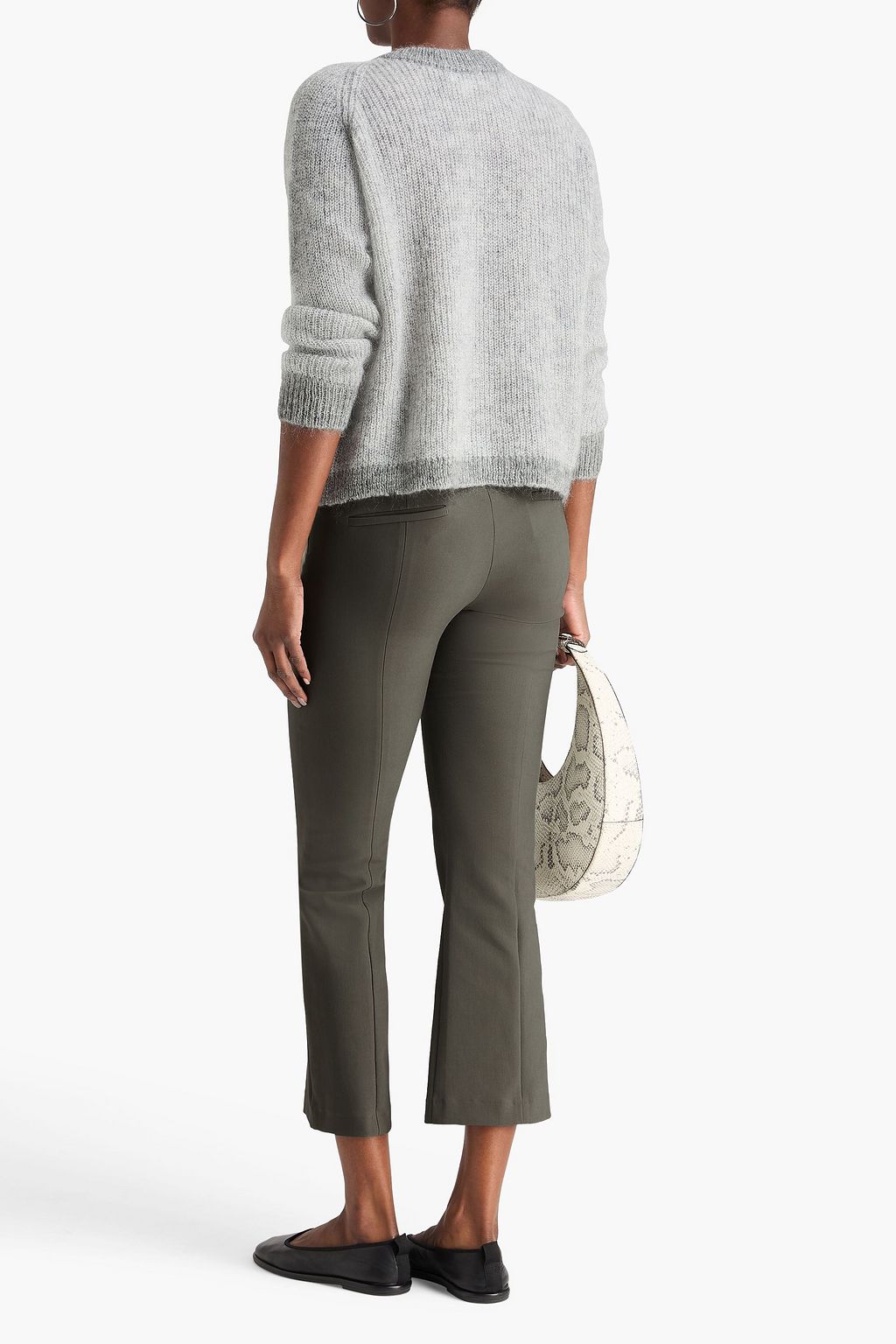VINCE. Stretch-jersey kick-flare pants