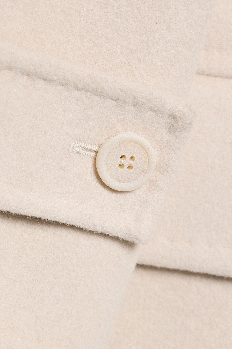 Max Mara Nogara Double-breasted Wool And Cashmere-blend Felt Coat In Neutral