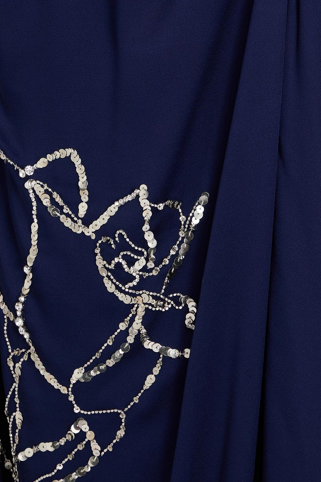 ERDEM Embellished satin-crepe gown