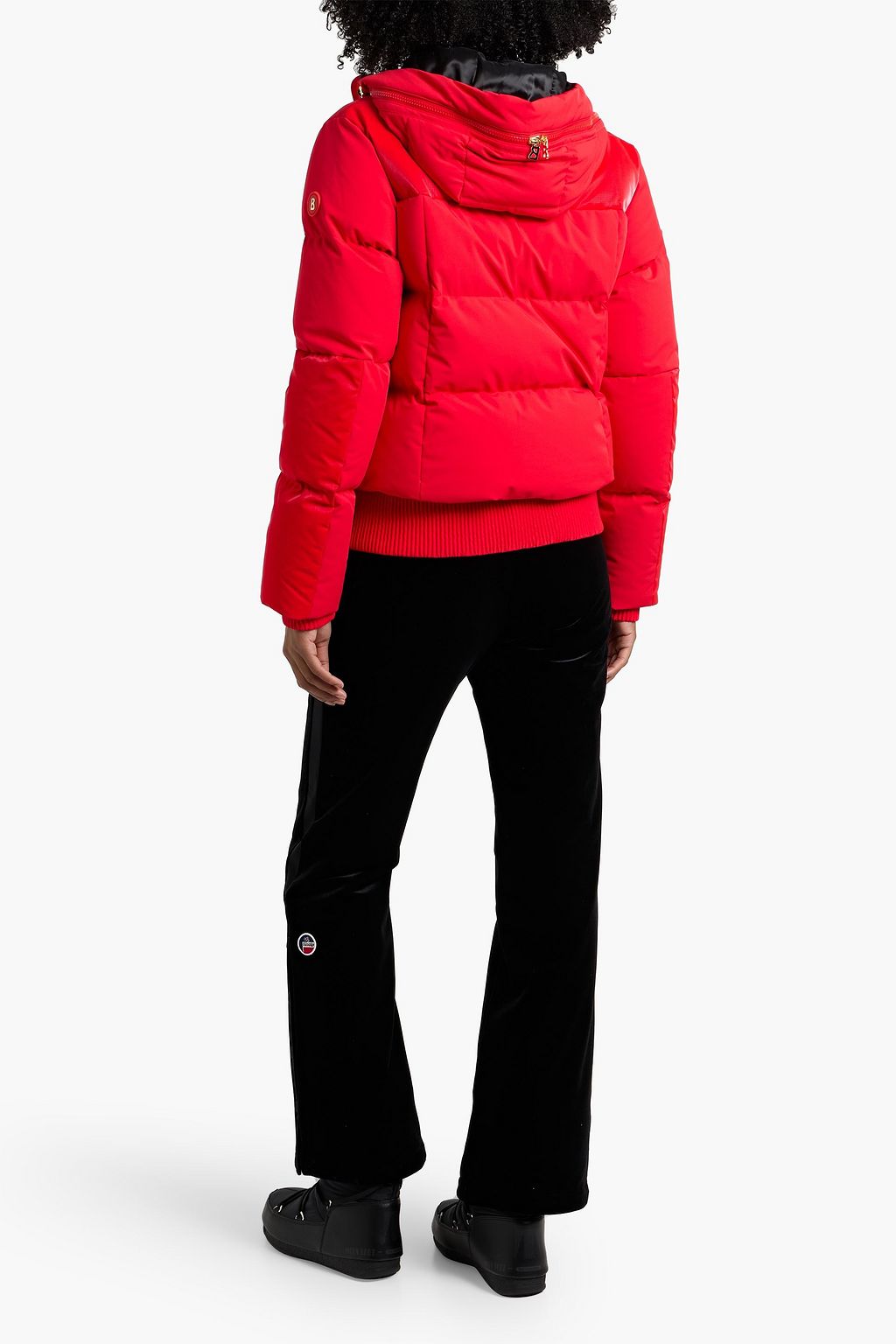BOGNER Bond10 quilted ripstop-paneled down ski jacket