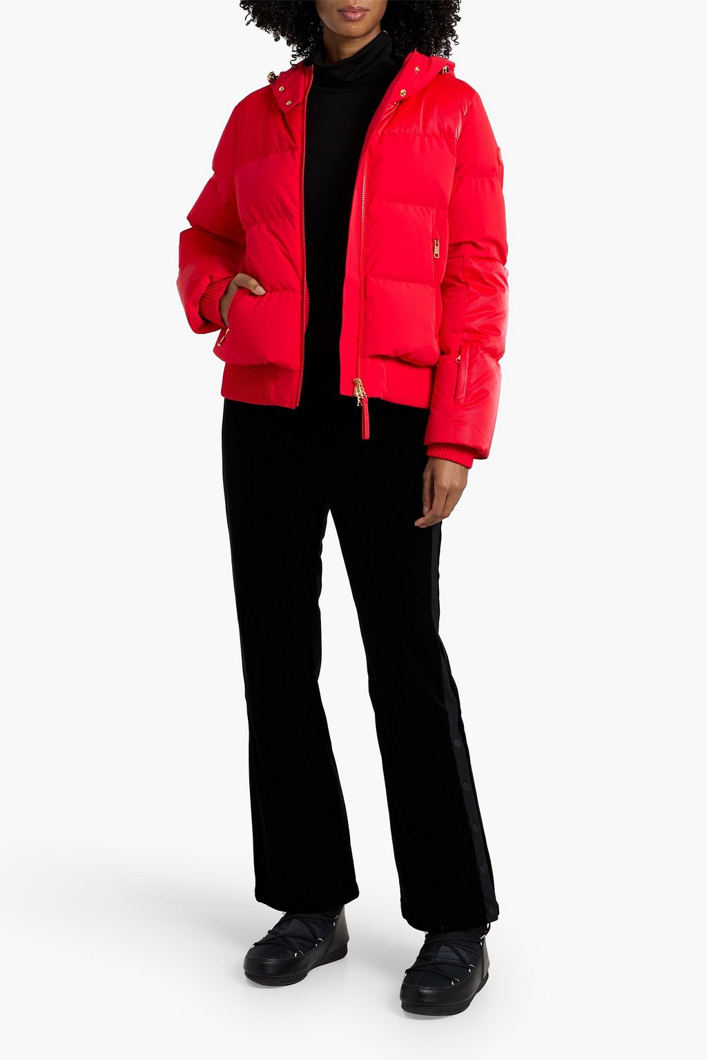 BOGNER Bond10 quilted ripstop-paneled down ski jacket