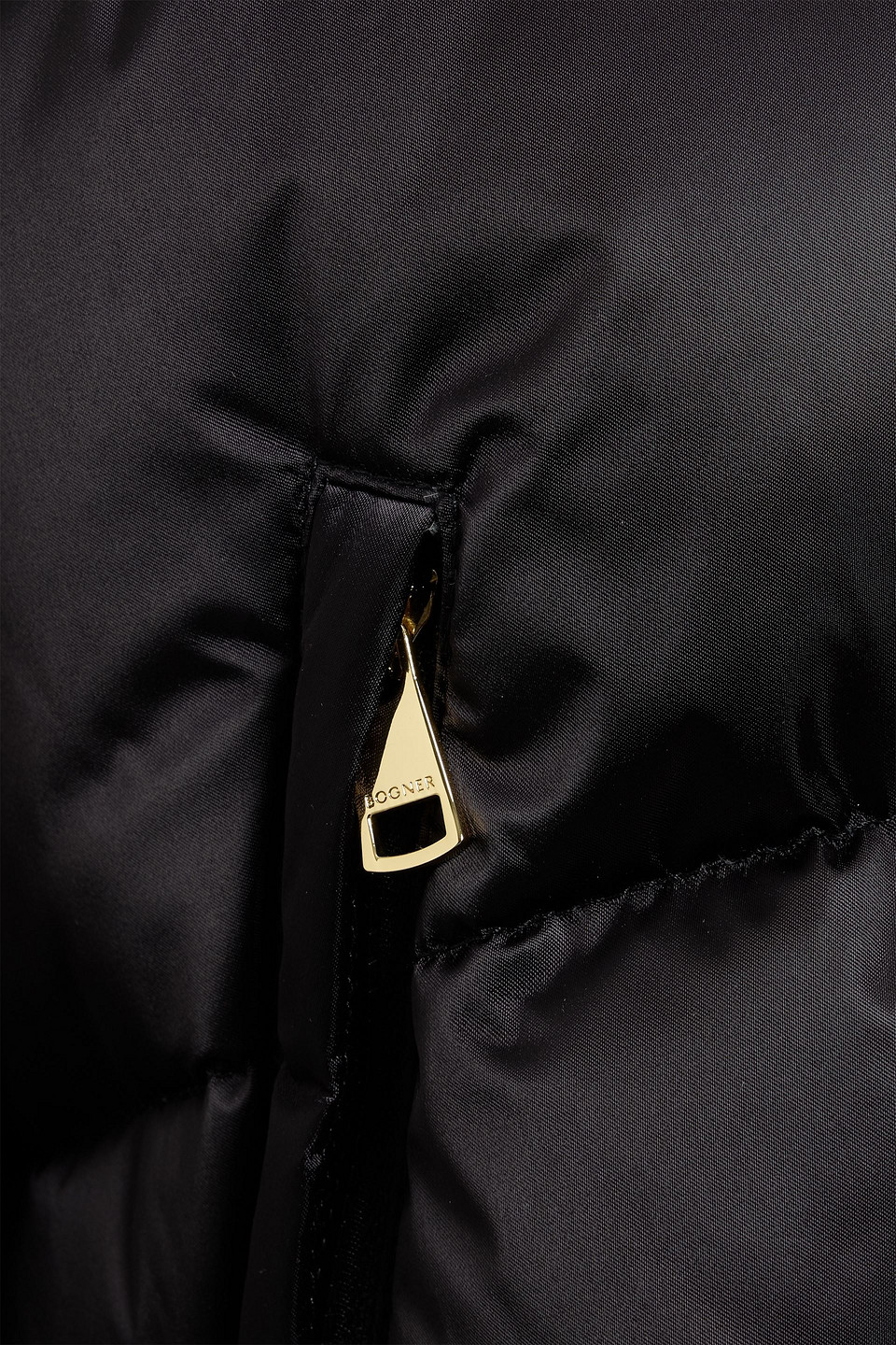 Bogner Aya Stretch Ski Suit And Quilted Down Jacket Set In Black