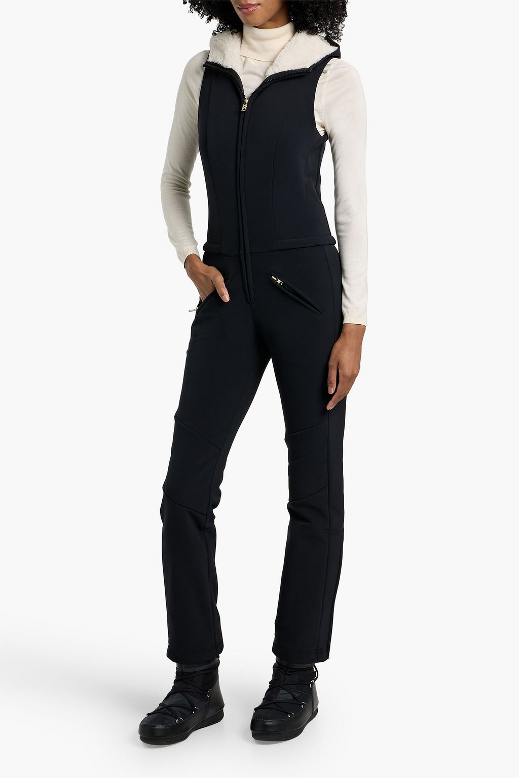 BOGNER Aya stretch ski suit and quilted down jacket set
