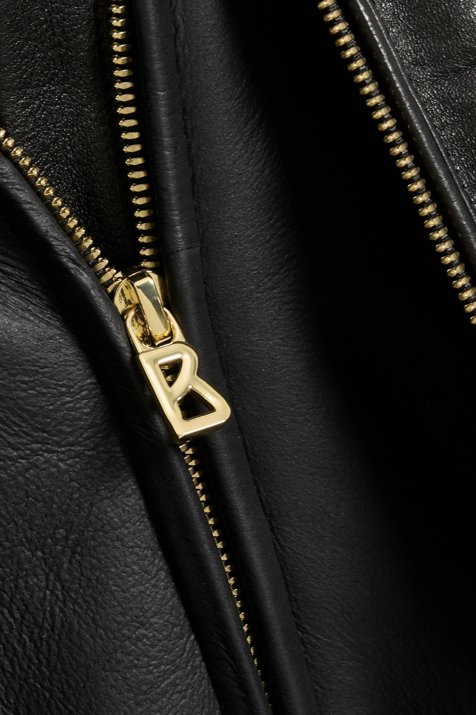 BOGNER Melia quilted leather ski jacket