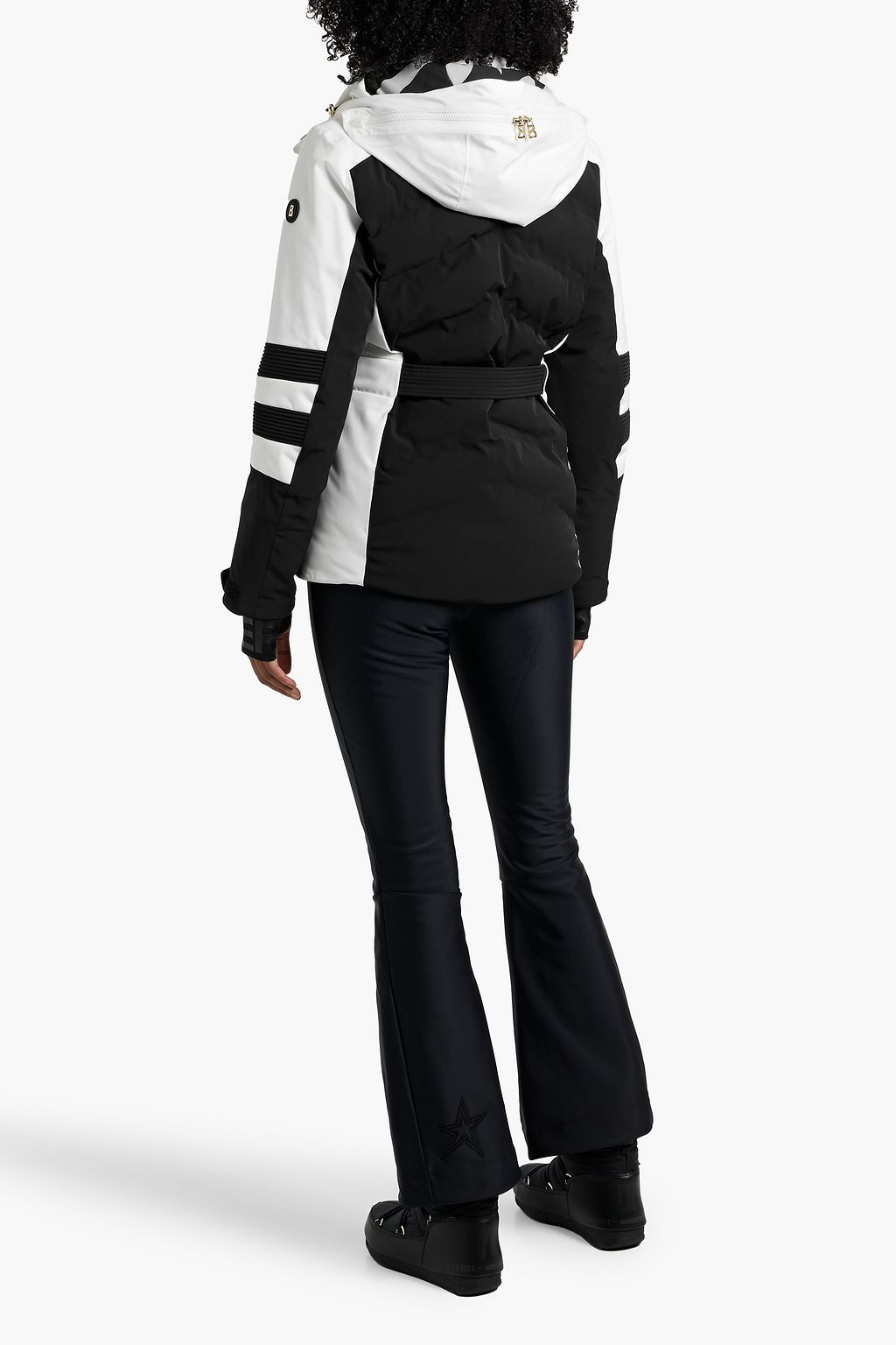 BOGNER Kira quilted two-tone ski jacket