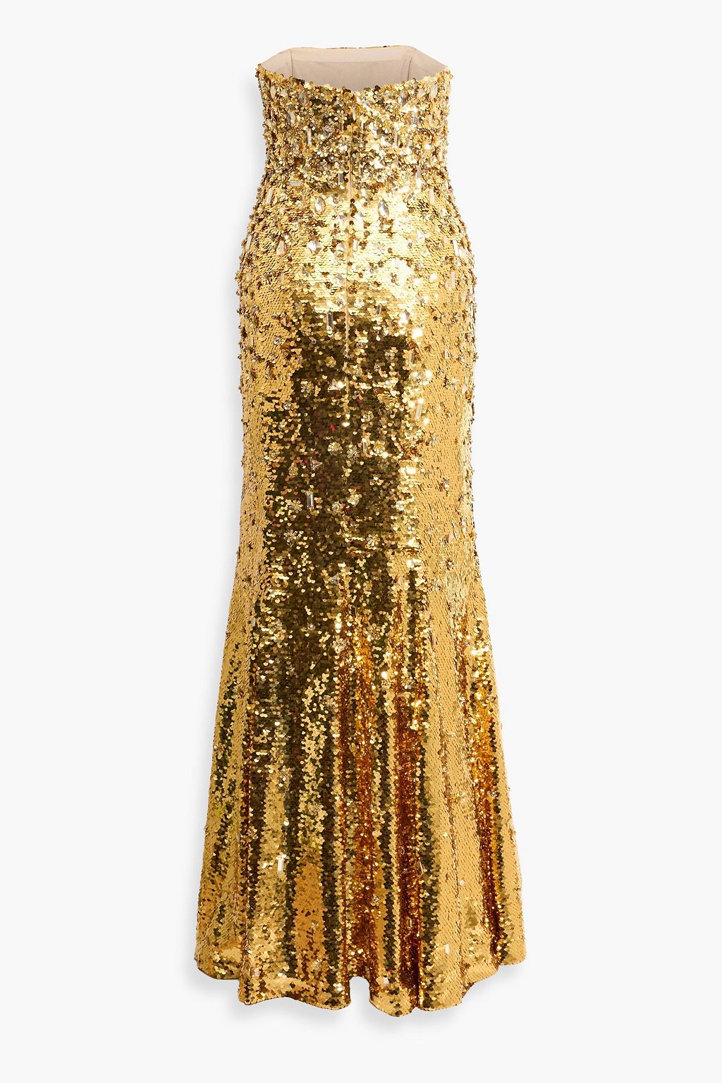 CAROLINA HERRERA Strapless embellished tulle gown