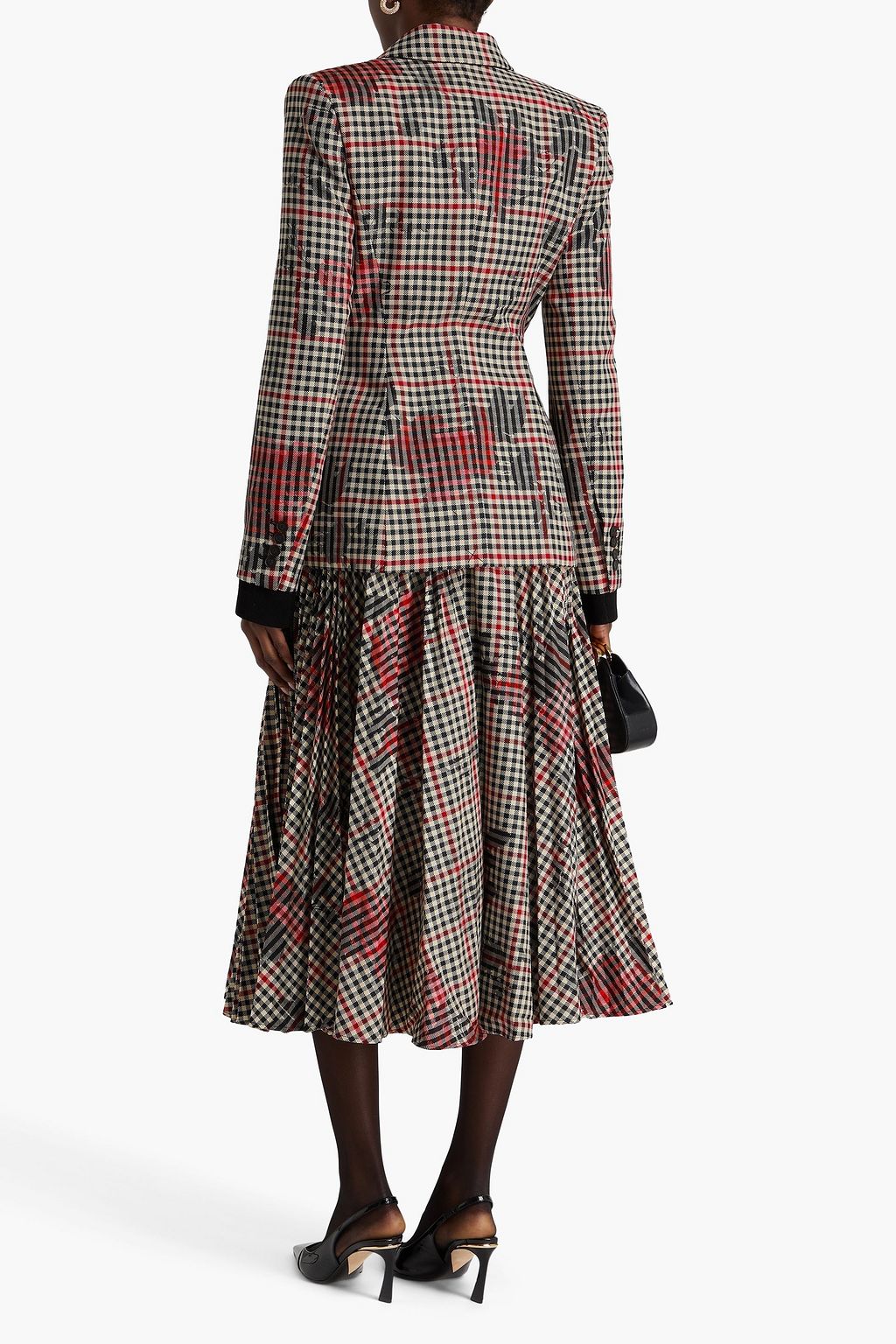 ERDEM Printed tweed blazer