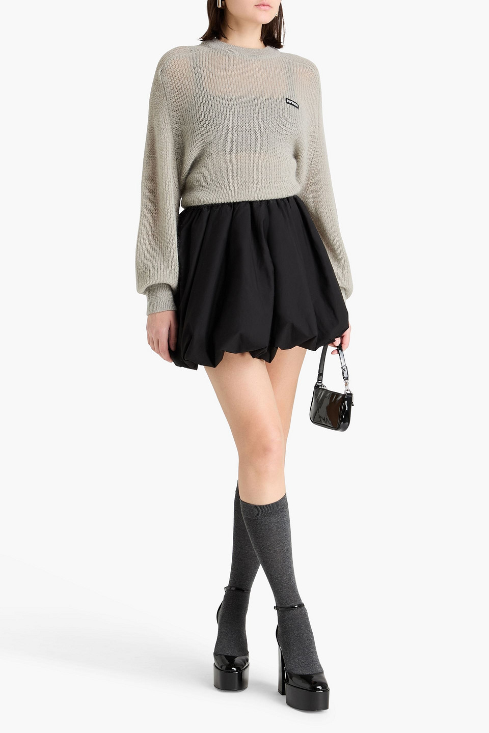  Rotate Birger Christensen - Knitted Sweater - Gray - De 34 