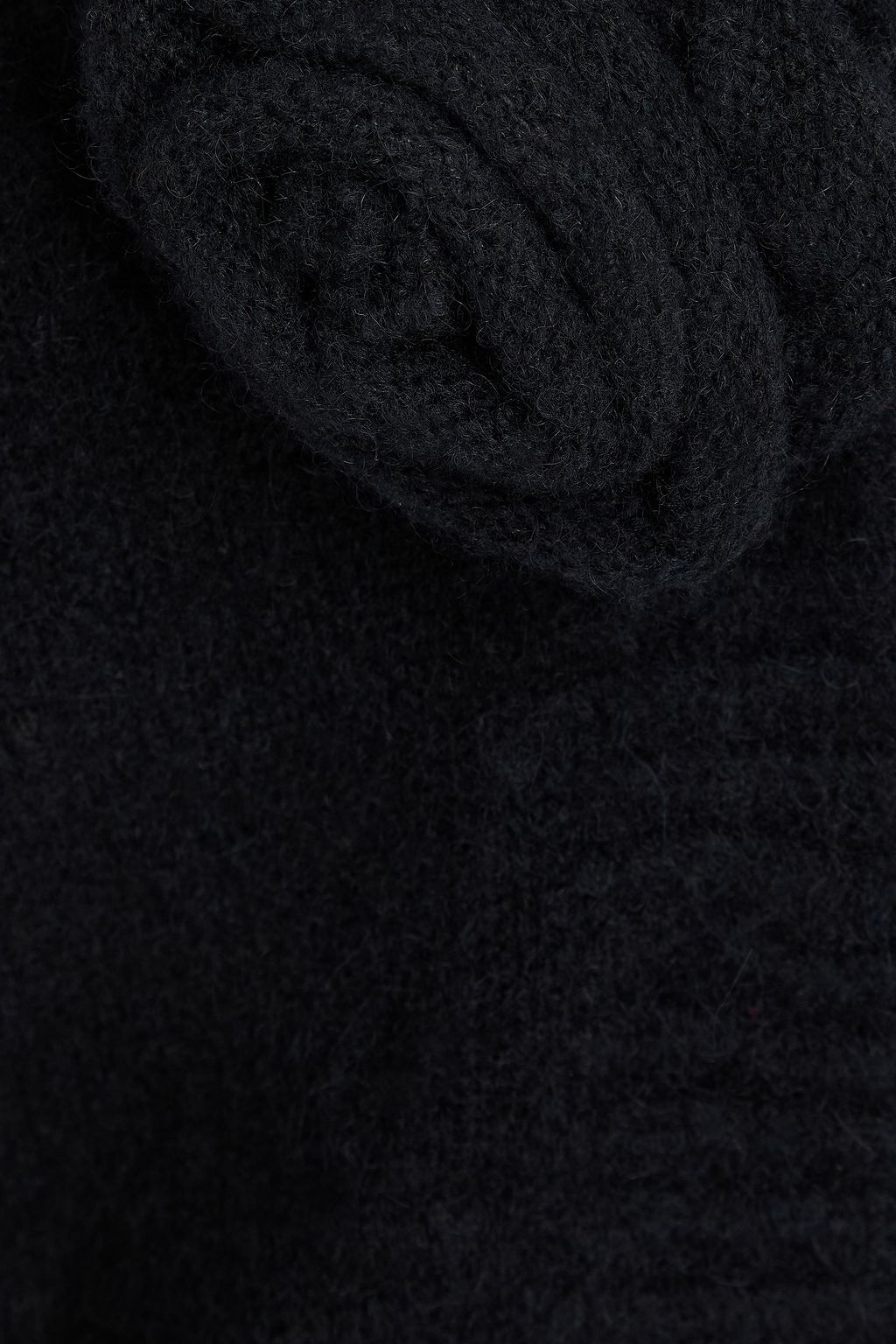 ROTATE BIRGER CHRISTENSEN Cropped knitted cardigan
