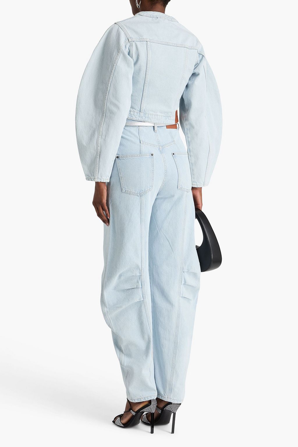 ROTATE BIRGER CHRISTENSEN High-rise barrel-leg jeans