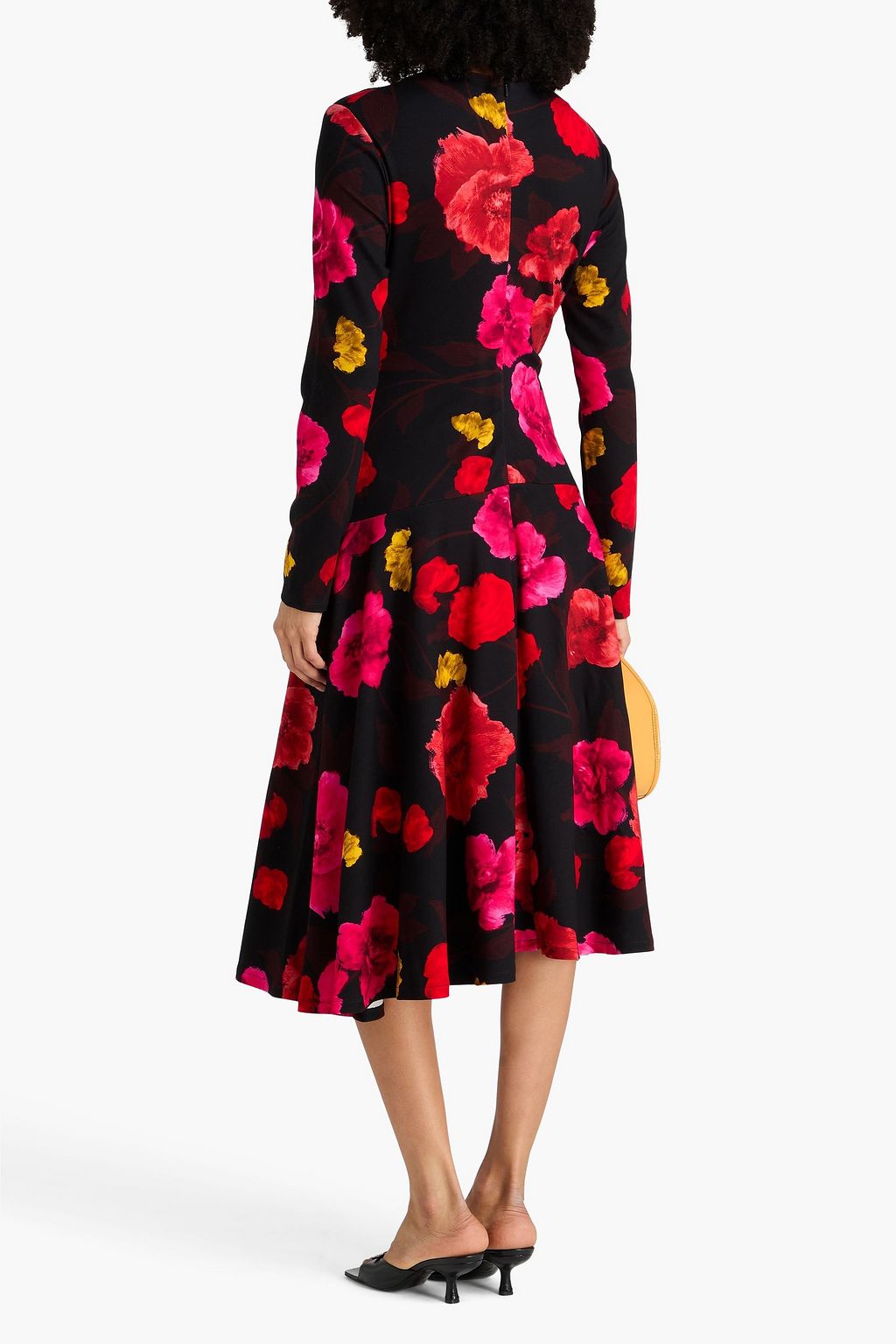 ERDEM Violetta floral-print jersey midi dress