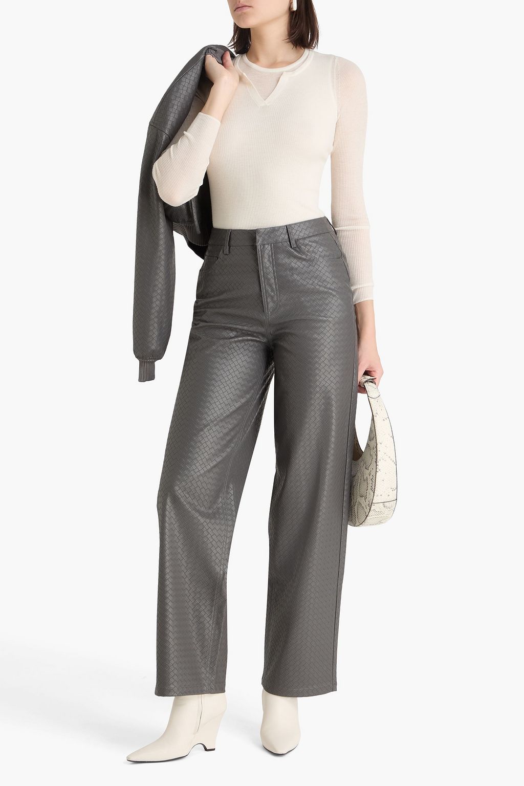 ROTATE BIRGER CHRISTENSEN Woven straight-leg pants
