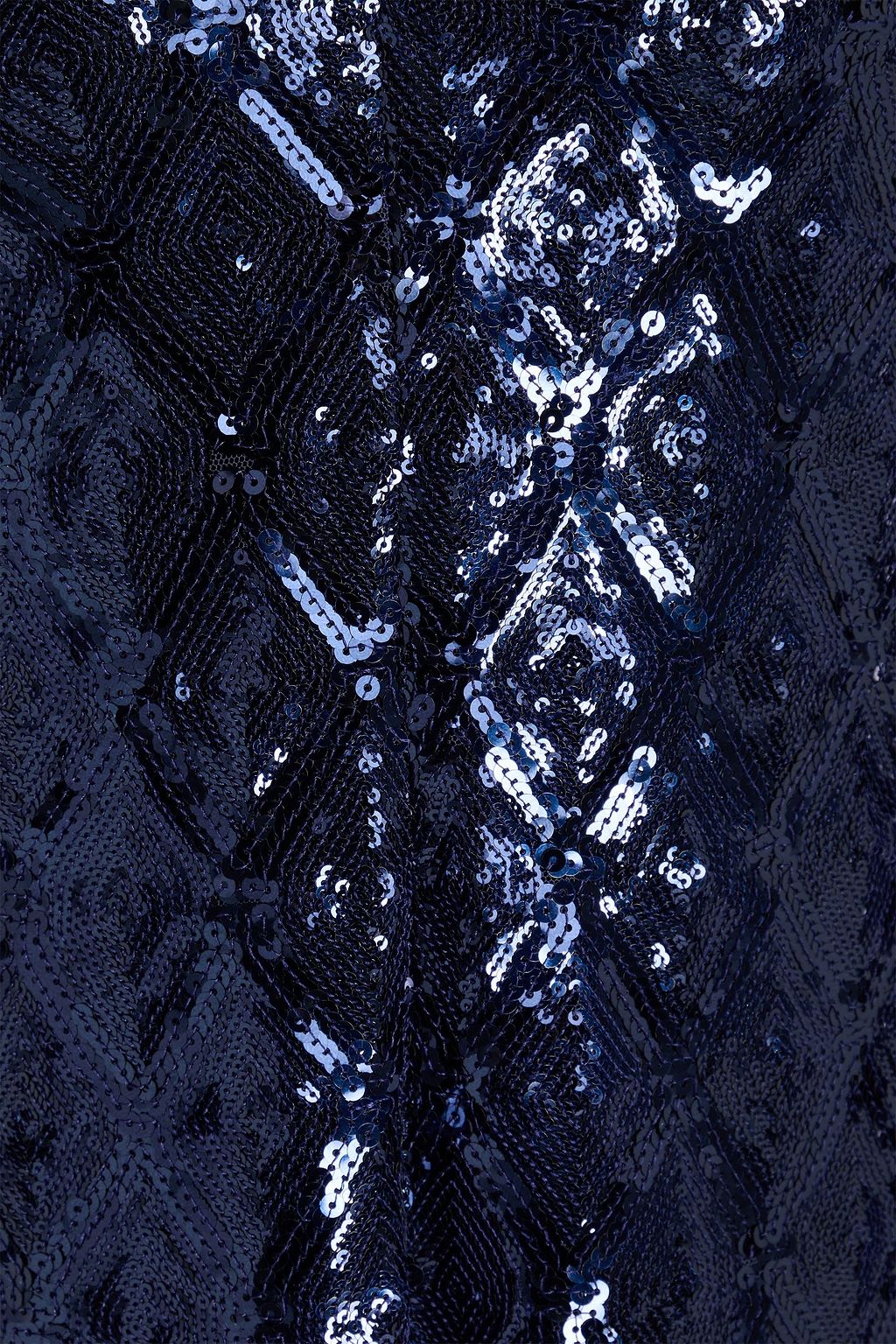 ROTATE BIRGER CHRISTENSEN メッシュ ミニワンピース スパンコール付き