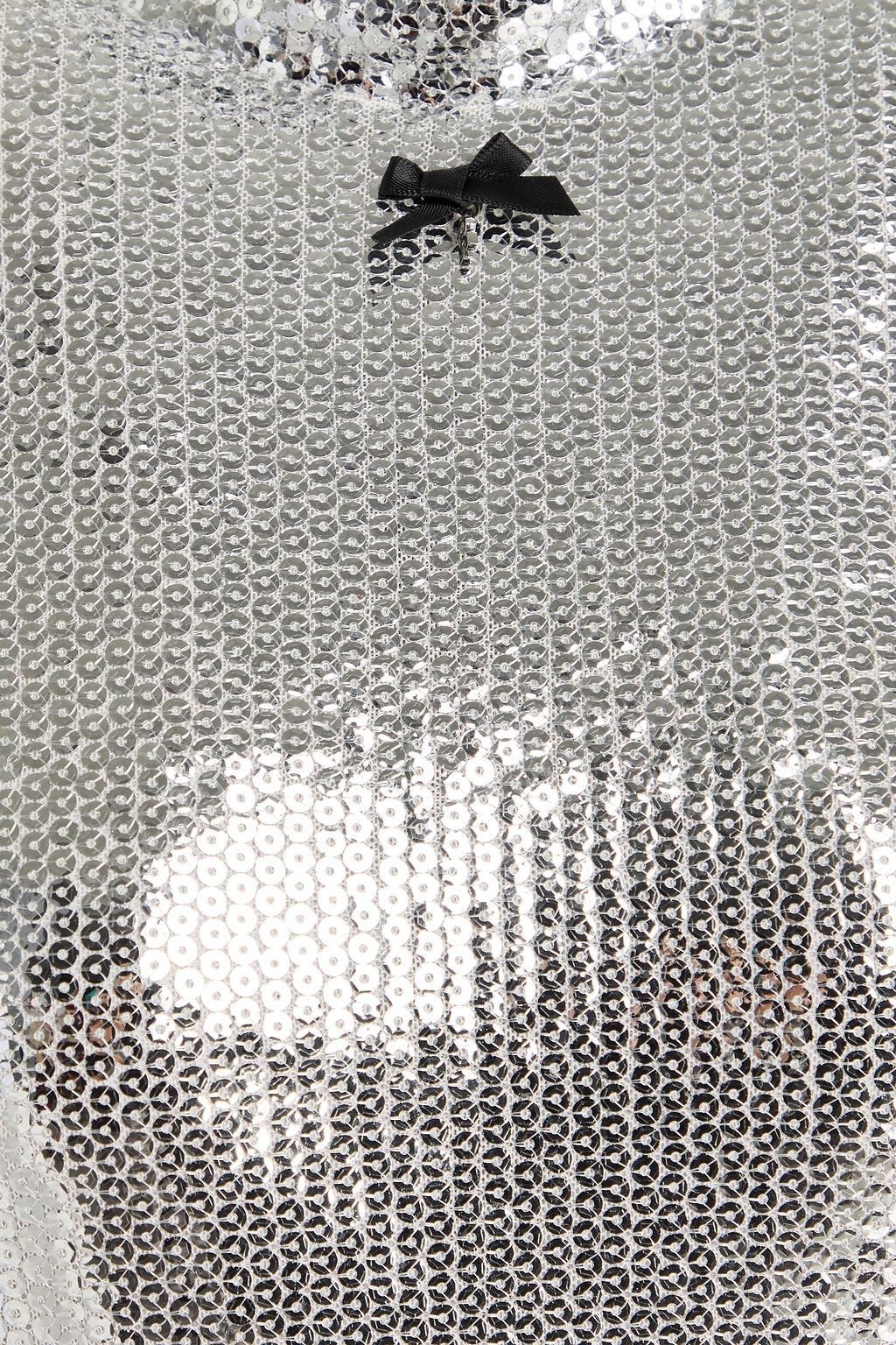 ROTATE BIRGER CHRISTENSEN Sequined mesh turtleneck top