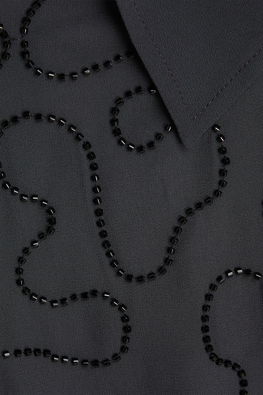 ROTATE BIRGER CHRISTENSEN Bead-embellished georgette shirt