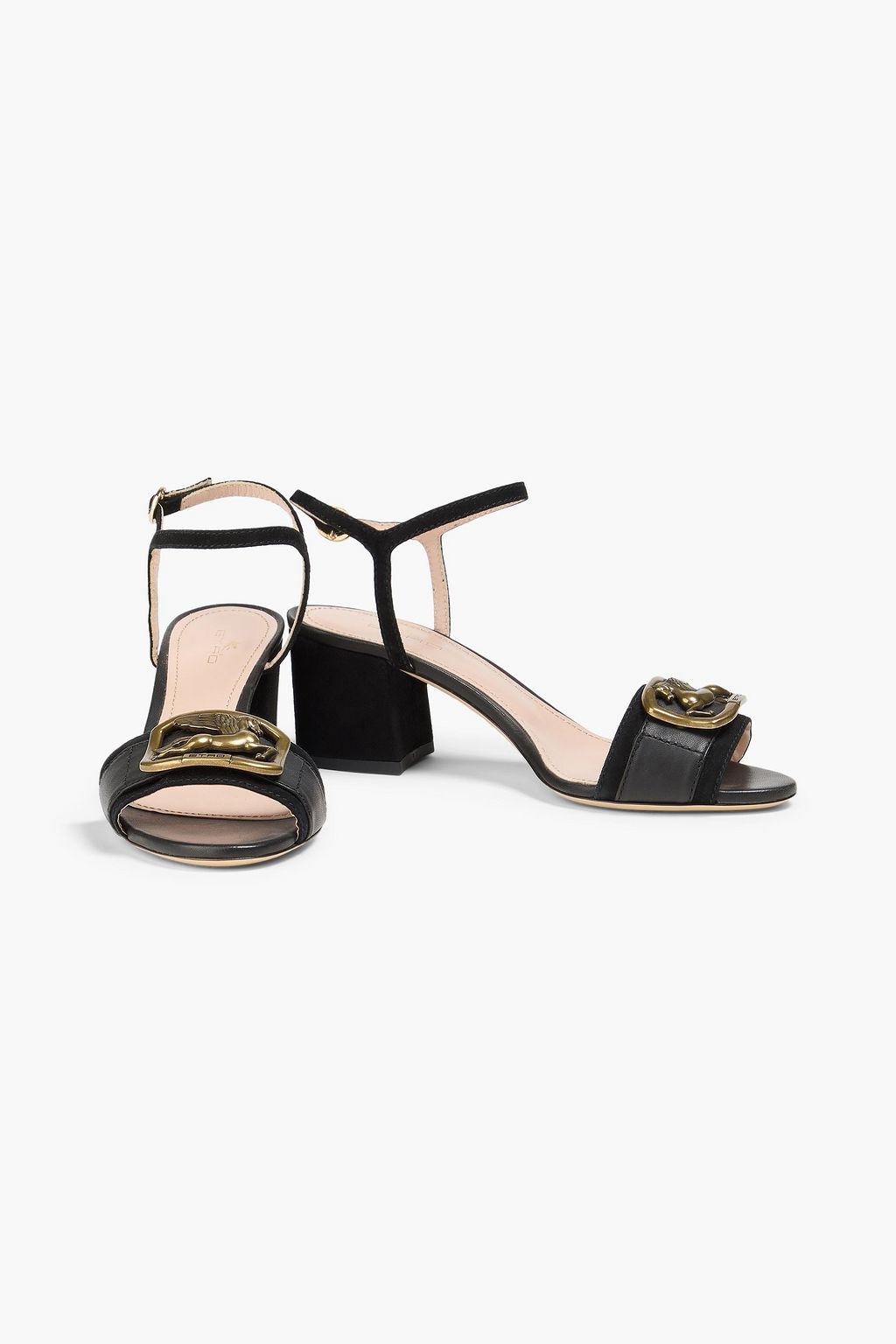 ETRO Embellished suede sandals
